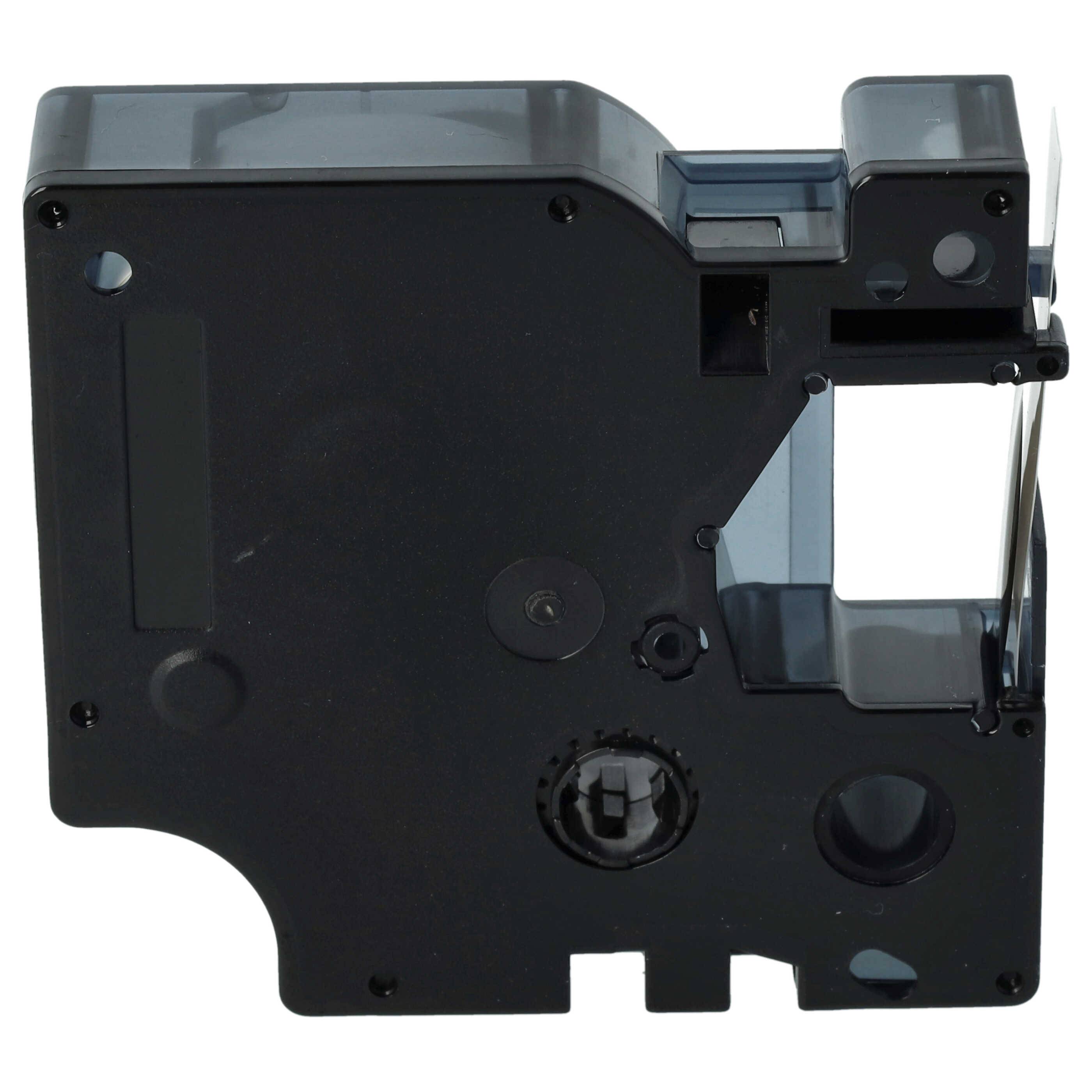 vhbw 3x Schriftband-Kassette kompatibel mit Dymo LabelManager 100 | 210D, 120P, 200, 260P, 100 Plus, 160 Etiketten-Drucker 7m x 9mm Schwarz auf Weiß