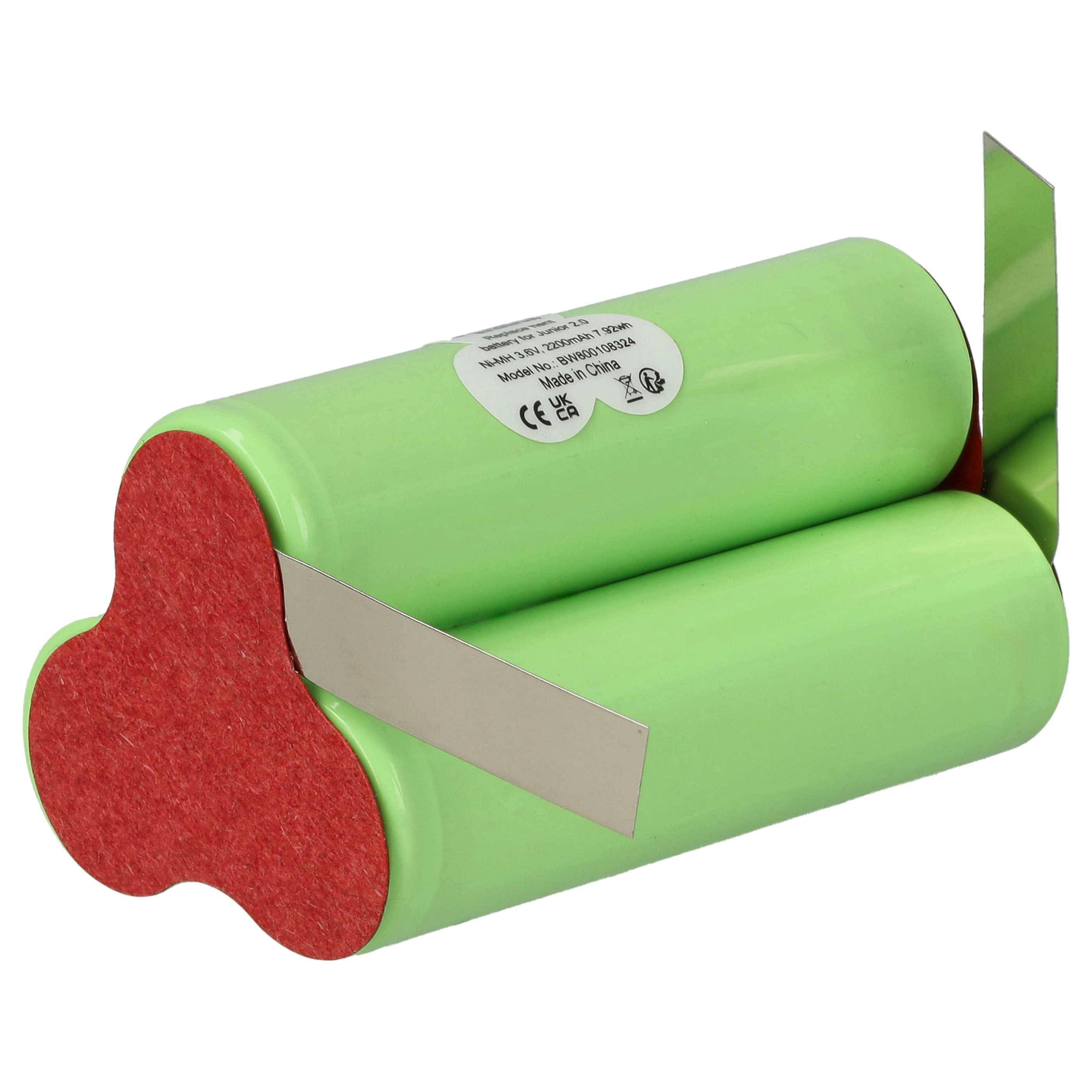 vhbw Akku Ersatz für AEG/Electrolux Type 141 | für Staubsauger (2000 mAh, 3,6 V, NiMH)