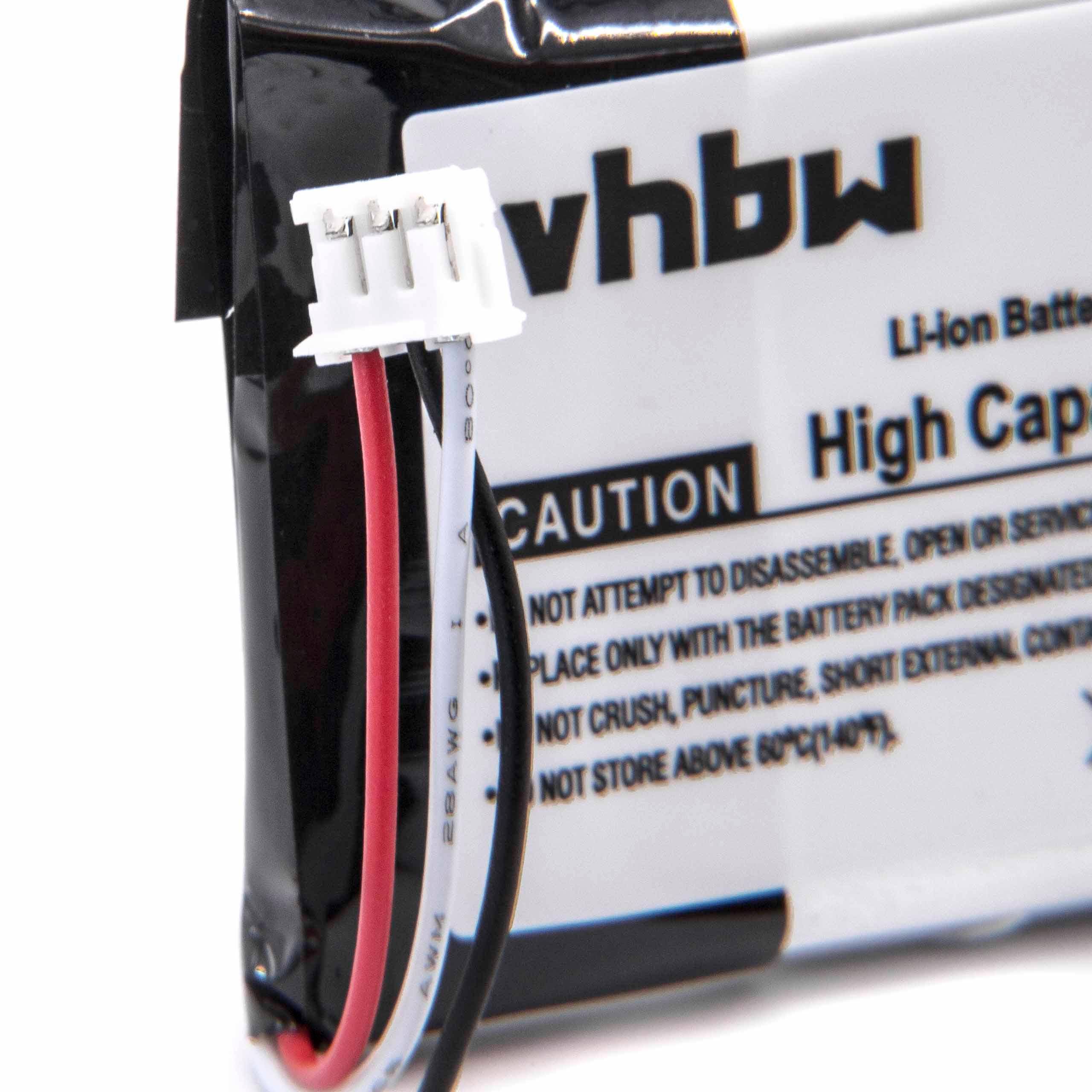 vhbw 3x Akku kompatibel mit General Electric 28118FE1, 28115FE1-A, 2-8115FE1, 2-8118 schnurlos Festnetz Telefon (500 mAh, 3,7 V, Li-Polymer)
