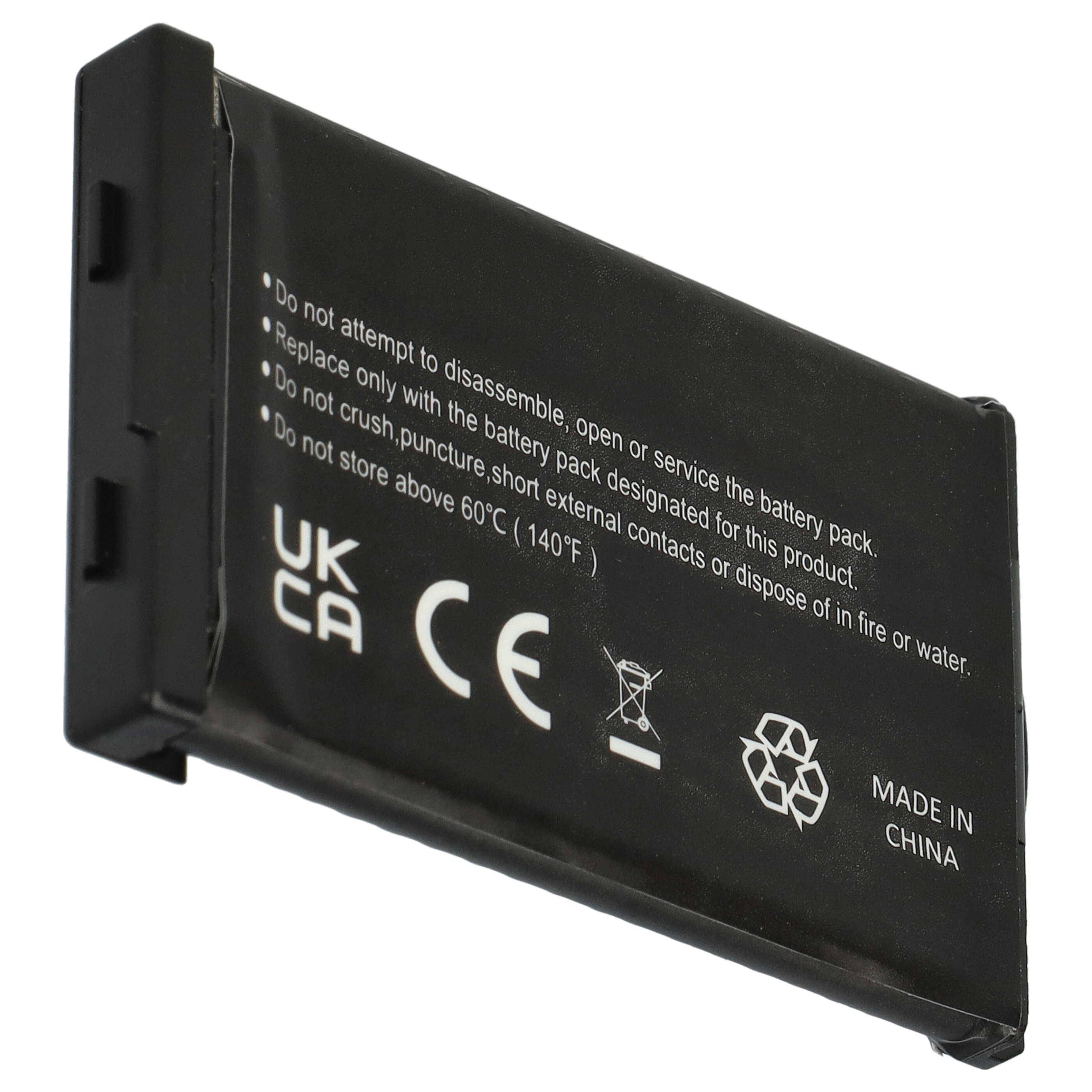 vhbw 3x Akku kompatibel mit DeTeWe 620d, 630d, DTS11 schnurlos Festnetz Telefon (800mAh, 3,7V, Li-Ion)