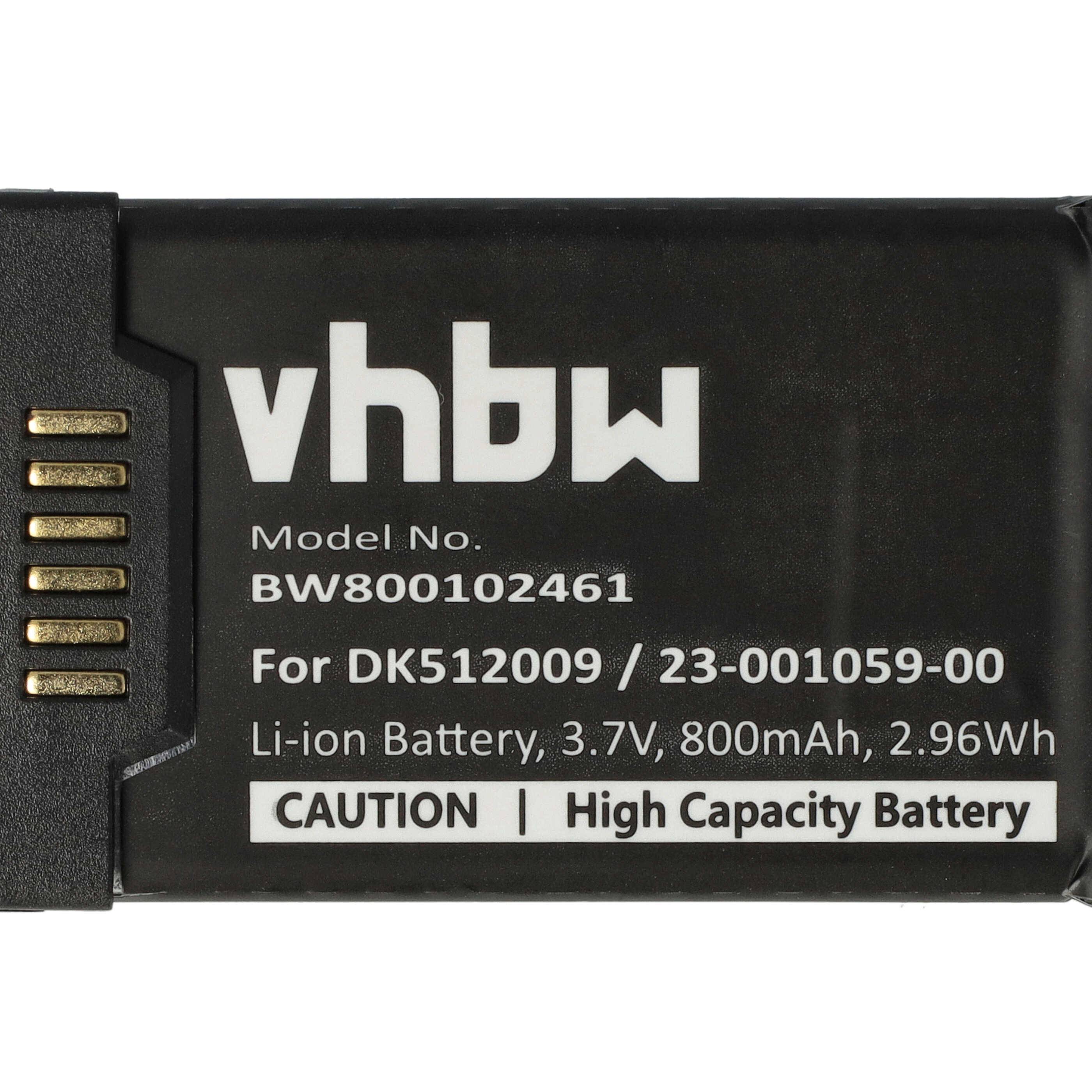 vhbw 2x Akku Ersatz für DK512009, 23-001059-00 für schnurlos Festnetz Telefon (800 mAh, 3,7 V, Li-Ion)