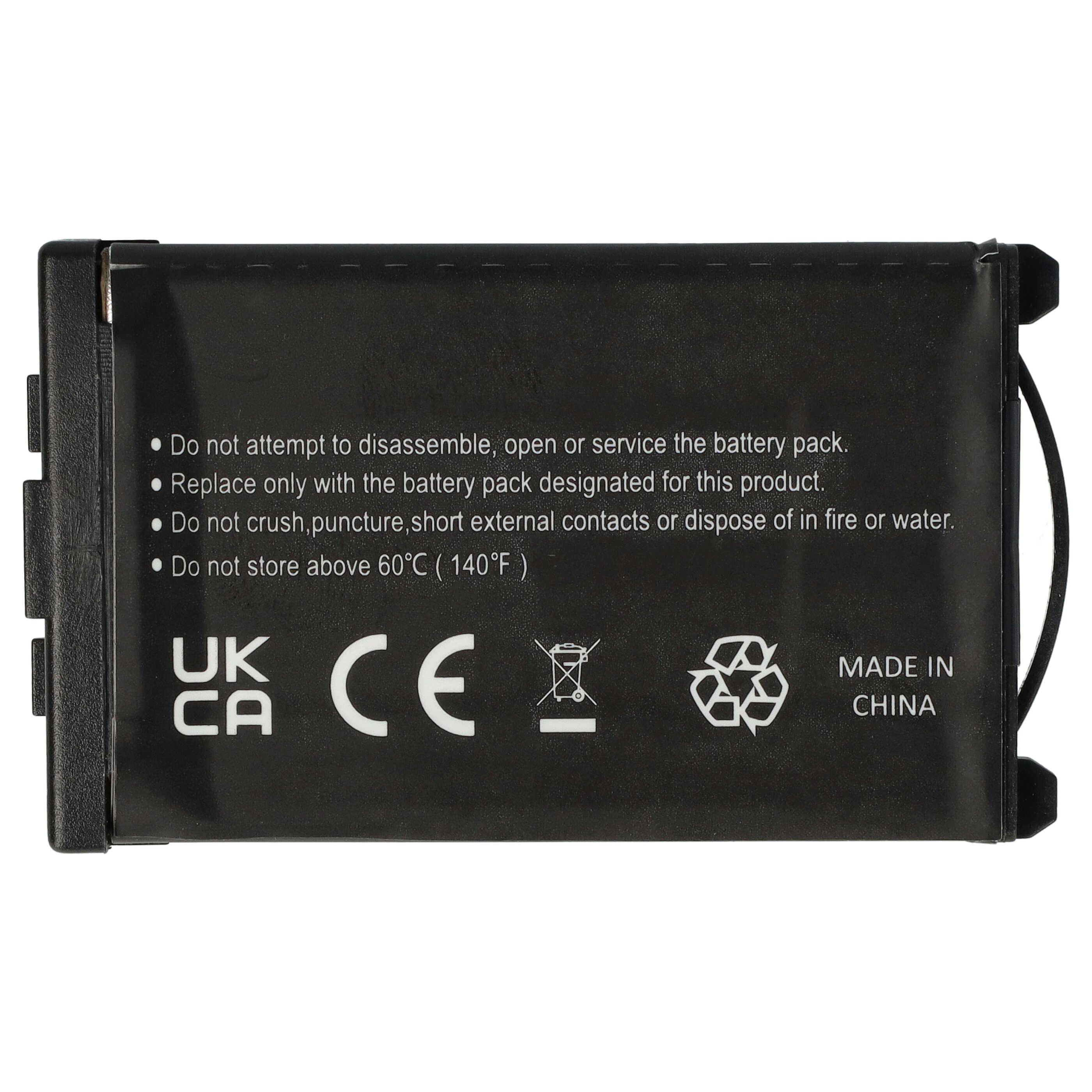 vhbw 2x Akku kompatibel mit Aastra 650c, DTS11, 632D, 622d, 612d, 620d, 630d, 600d, 610d schnurlos Festnetz Telefon (800 mAh, 3,7 V, Li-Ion)
