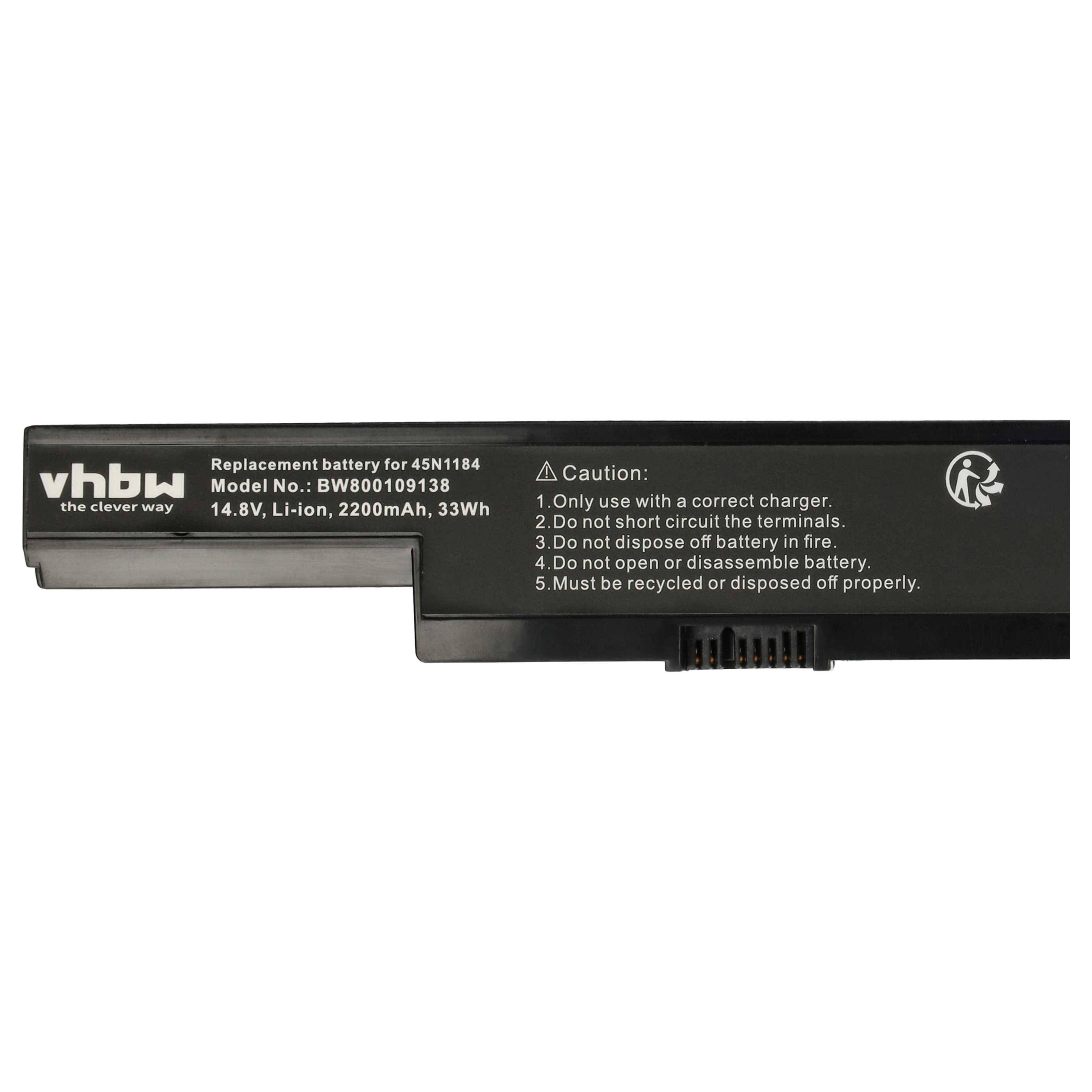 vhbw Akku kompatibel mit Lenovo Eraser B40, B50-30 Touch, B50, B50-30, B40-45, B40-70, B40-30 Notebook (2200 mAh, 14,8 V, Li-Ion)