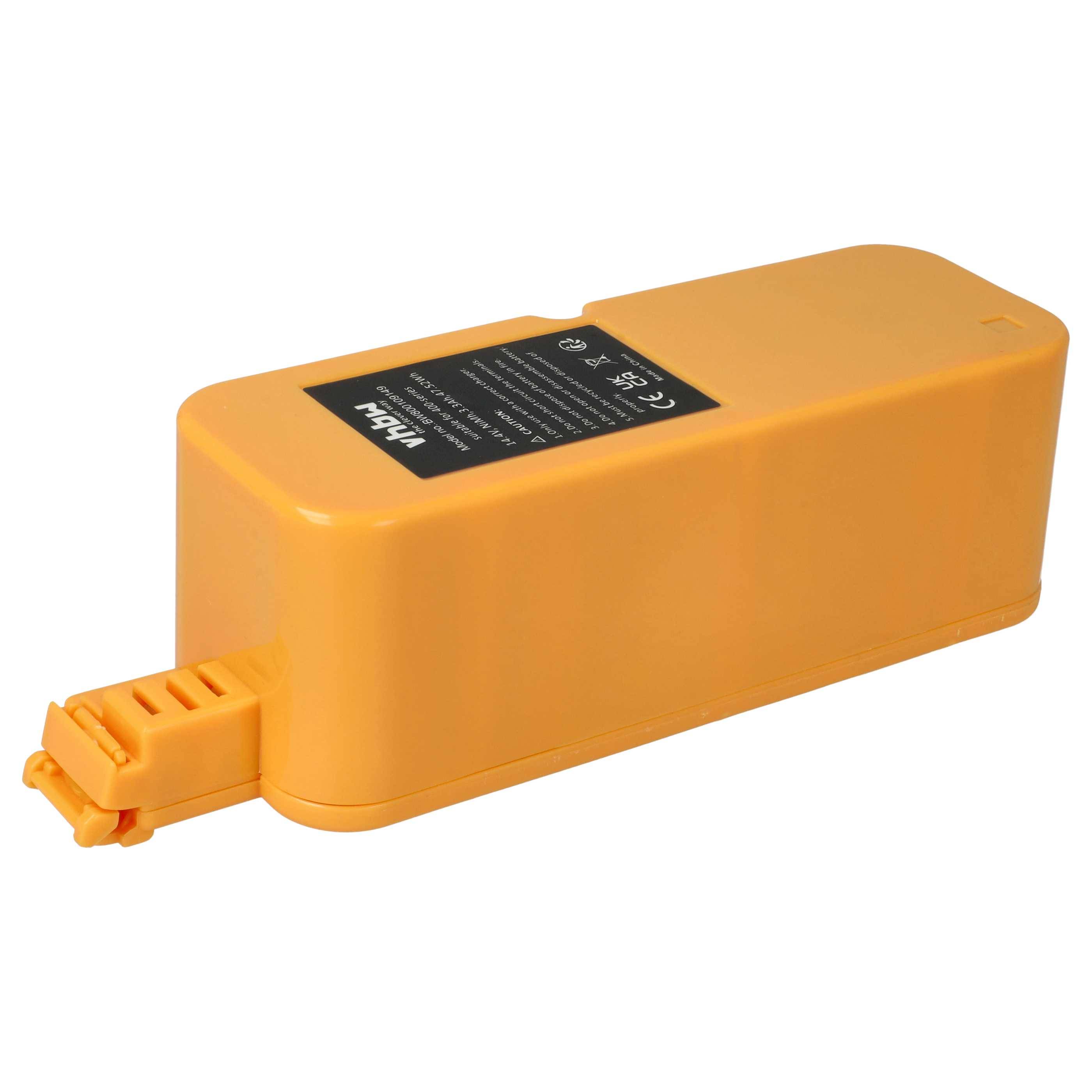 vhbw Akku Ersatz für APS 4905, NC-3493-919, 11700, 17373 für Staubsauger (3300 mAh, 14,4 V, NiMH)