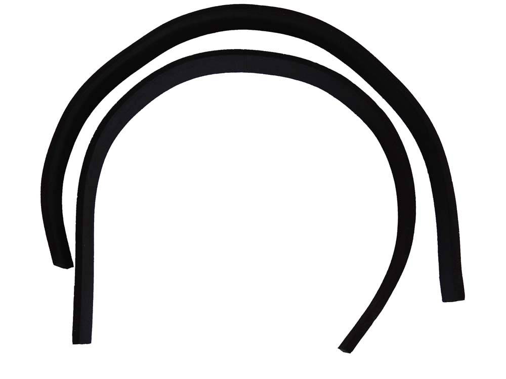 vhbw Stoßschutz kompatibel mit iRobot Roomba 555, 581, 560, 580, 562, 570, 563, 550, 565, 564 Saugroboter - 2x Bumper-Guard Schwarz