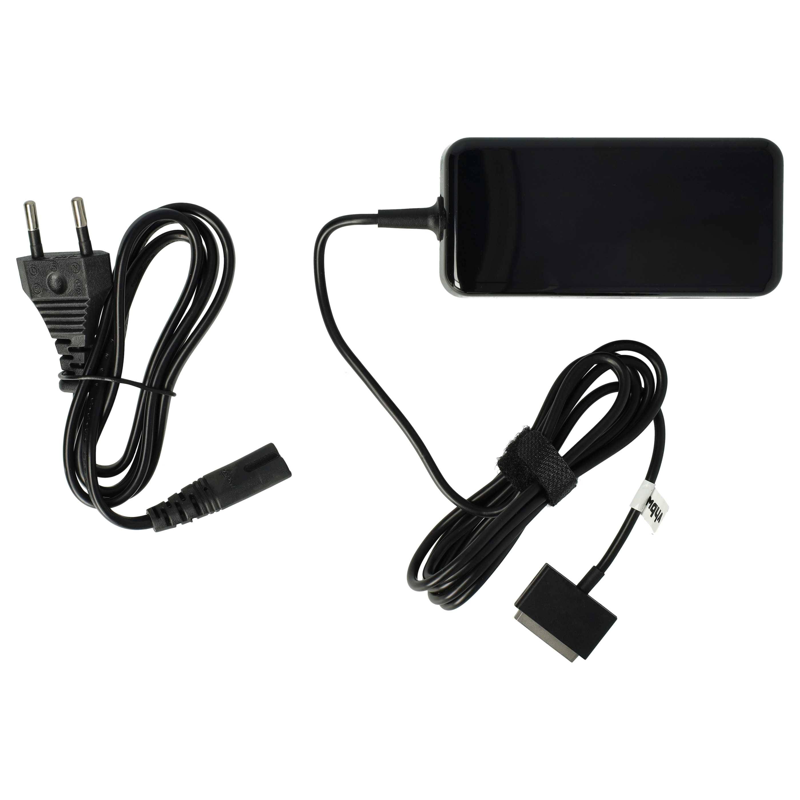 vhbw Netzteil kompatibel mit Asus Transformer Book TX300CA, TX300 Notebook - 200 cm, 65 W - Ersatz für A 90-XB3NN0PW00040Y, ADP-65AW, PA-1650-67