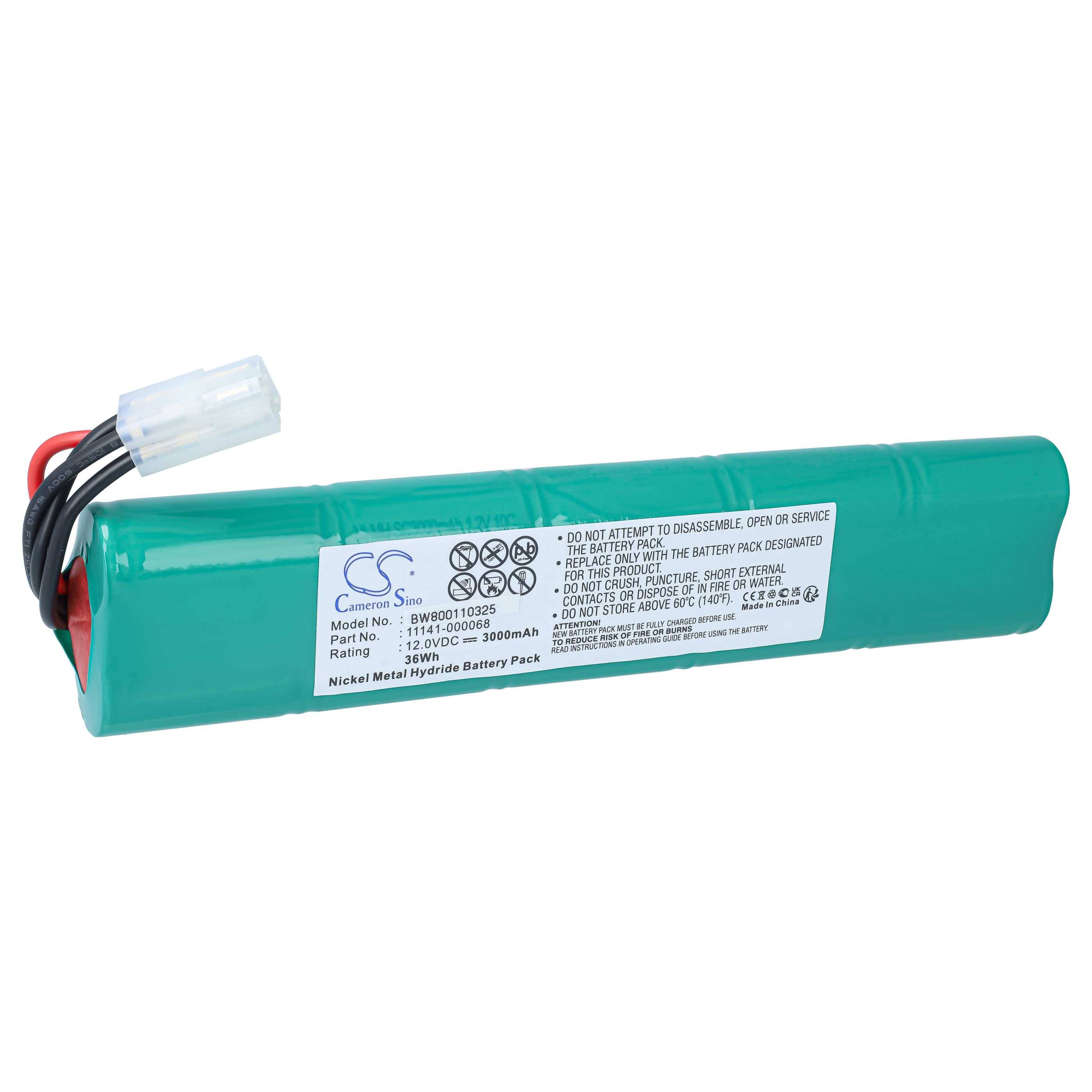 vhbw Akku kompatibel mit Medtronic LifePak 20 | Lifepak 20 Defibrillator, LP20 Medizintechnik (3000 mAh, 12 V, NiMH)