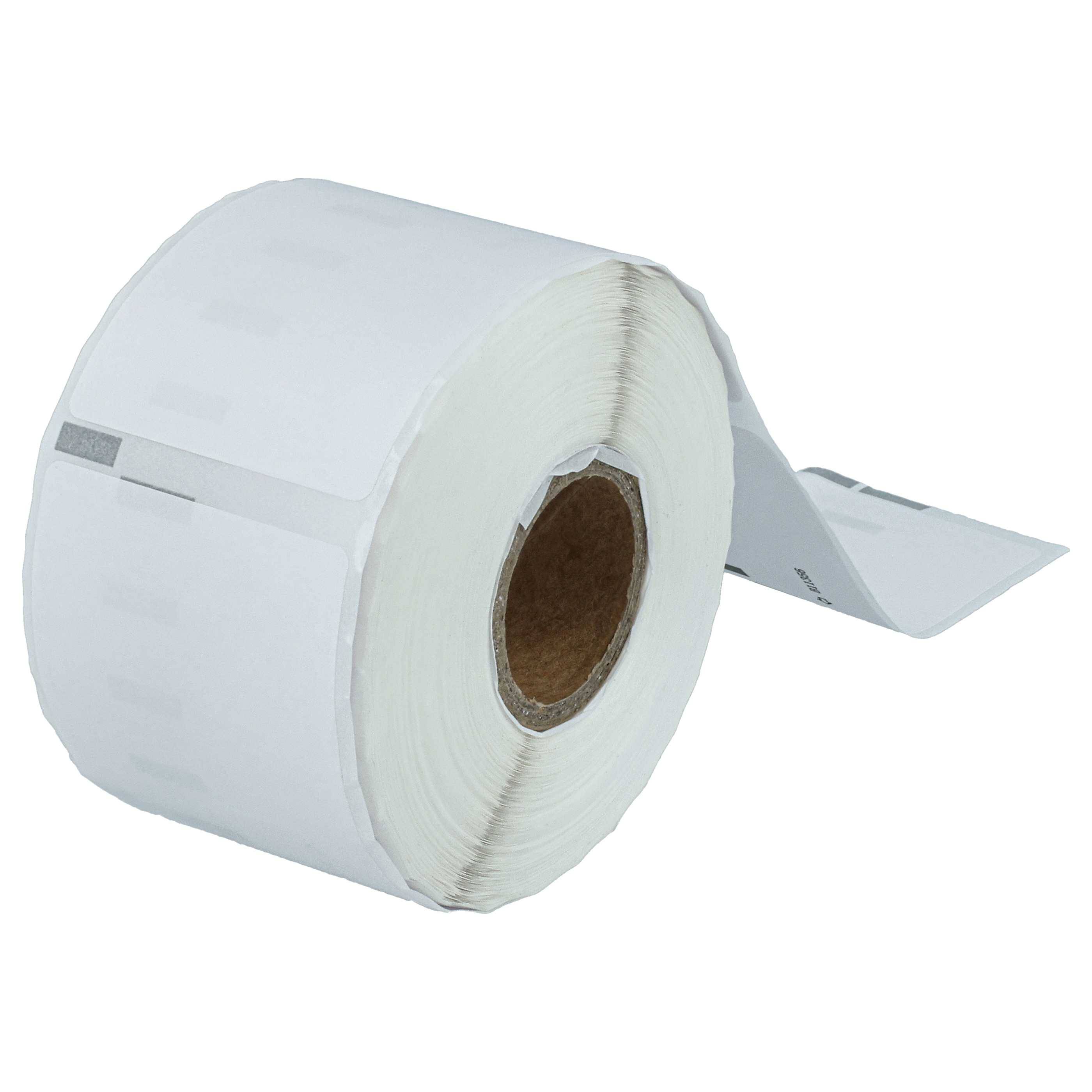 vhbw 5x Etiketten-Rolle 41mm x 89mm (300 Etiketten) kompatibel mit Dymo LabelWriter 330 Turbo, 330, 320 II Etiketten-Drucker Weiß