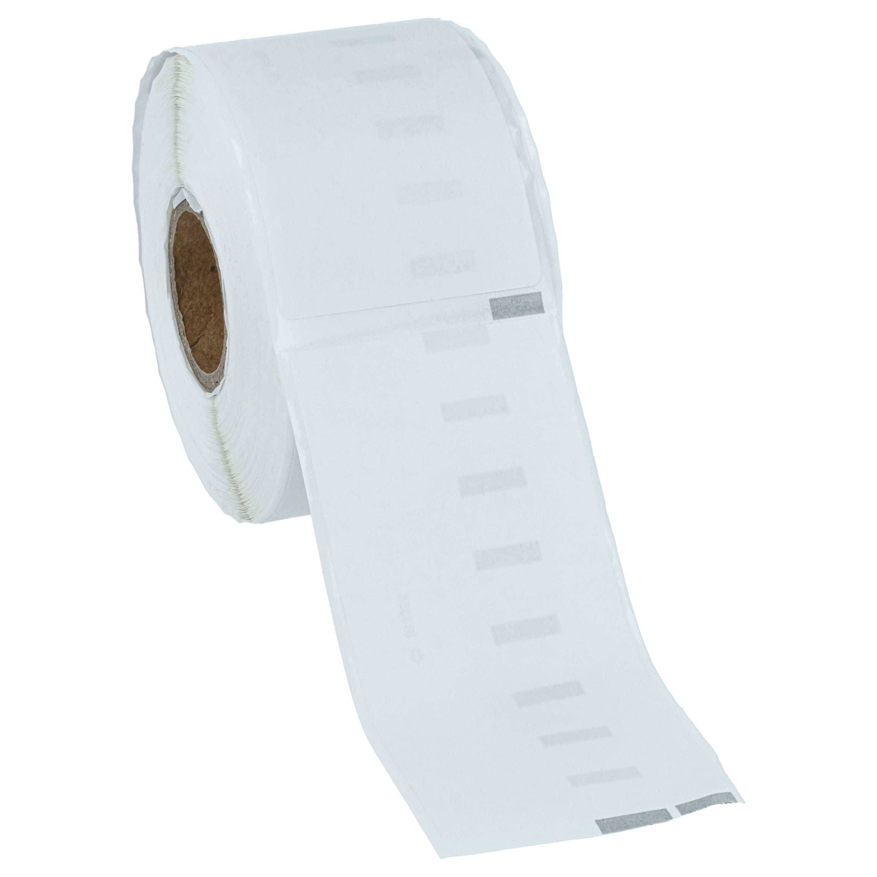 vhbw 5x Etiketten-Rolle 41mm x 89mm (300 Etiketten) kompatibel mit Dymo LabelWriter 330 Turbo, 330, 320 II Etiketten-Drucker Weiß