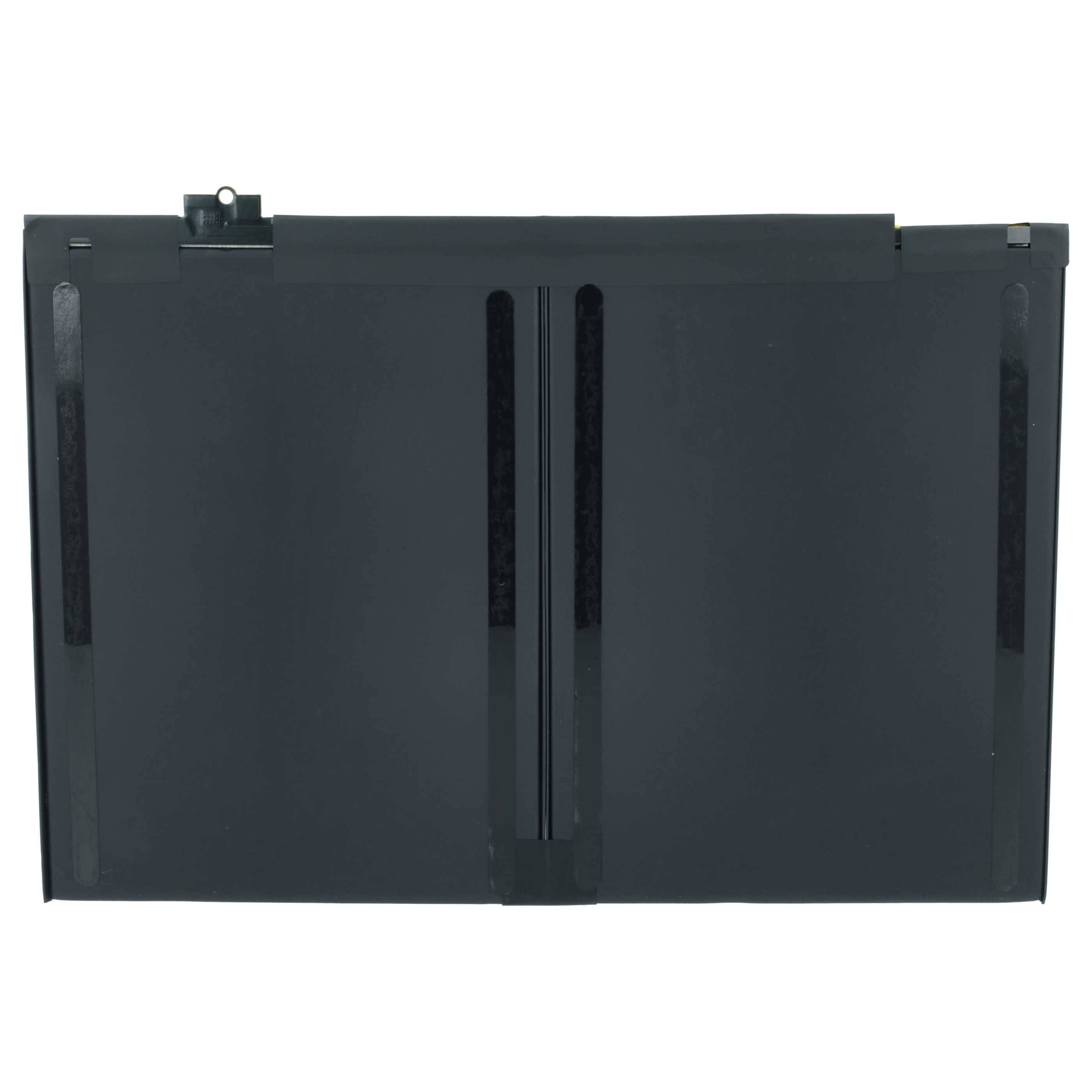 Eine geschlossene schwarze Berufstasche mit Klammern am oberen Rand.