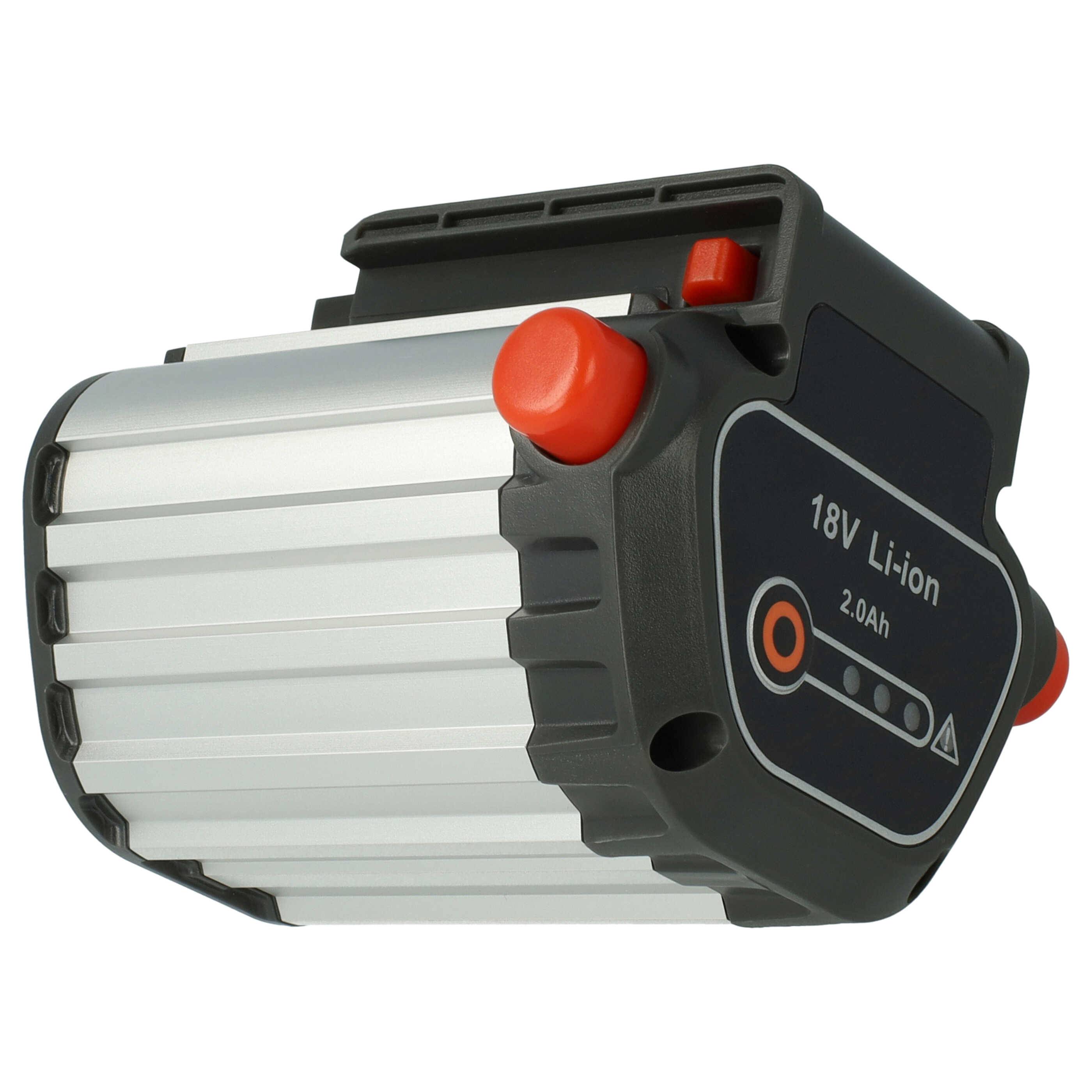 vhbw Akku kompatibel mit Gardena ComfortCut Li-18/60 (9838-55) Rasenmäher Grasschere, Strauchschere (2000mAh 18V Li-Ion)