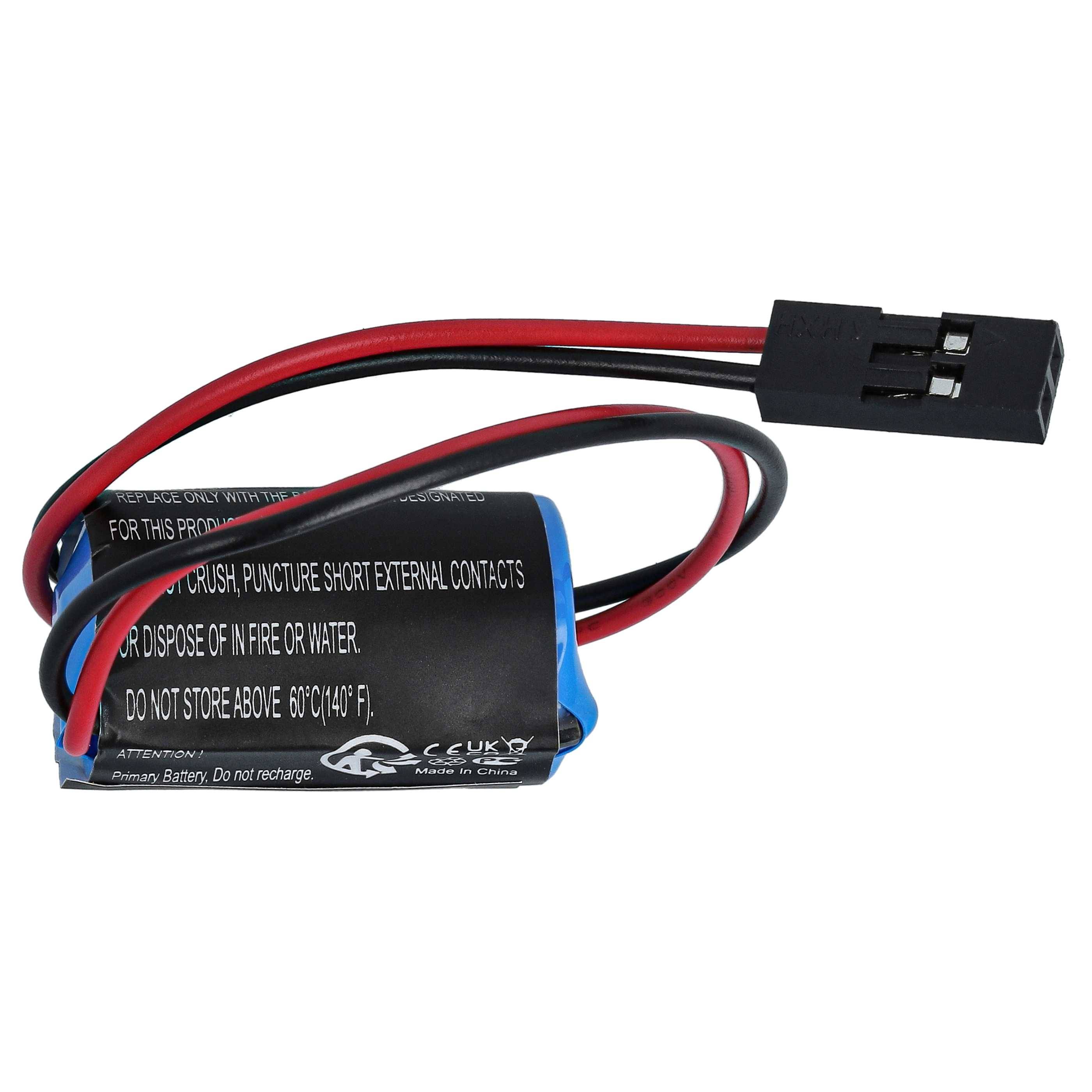 vhbw 5x Batterie Ersatz für Siemens MC2-BAT-AB für Steuereinheit (900 mAh, 3 V, Li-MnO2)