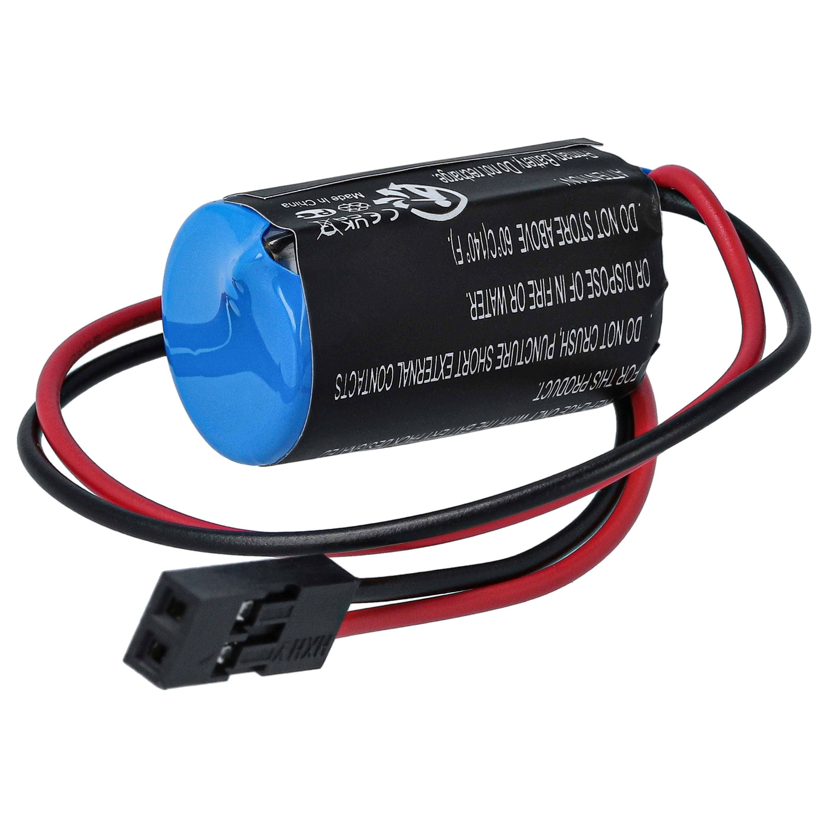 vhbw 5x Batterie Ersatz für Siemens MC2-BAT-AB für Steuereinheit (900 mAh, 3 V, Li-MnO2)