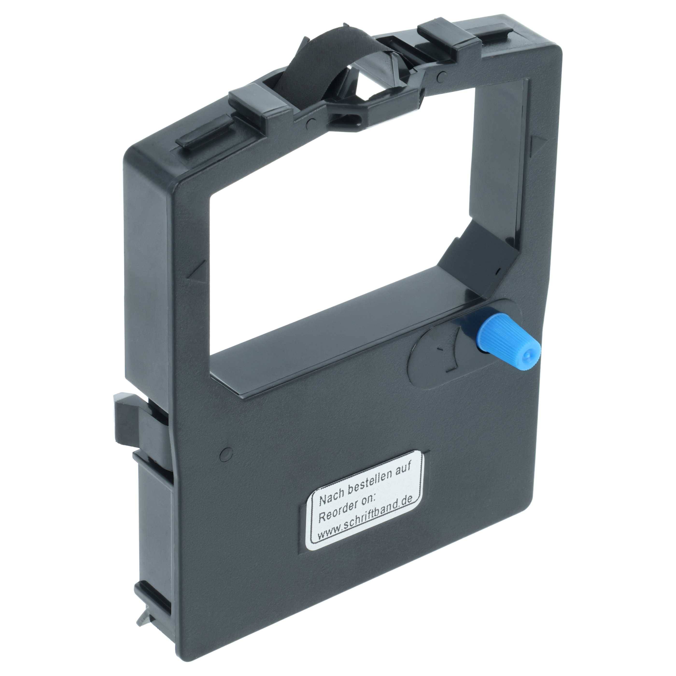 vhbw Farbband Schriftband kompatibel mit OKI Microline 3390 | 3391 eco, 3391, 380, 3390 eco, 3321 eco Nadeldrucker, Bondrucker - Schwarz