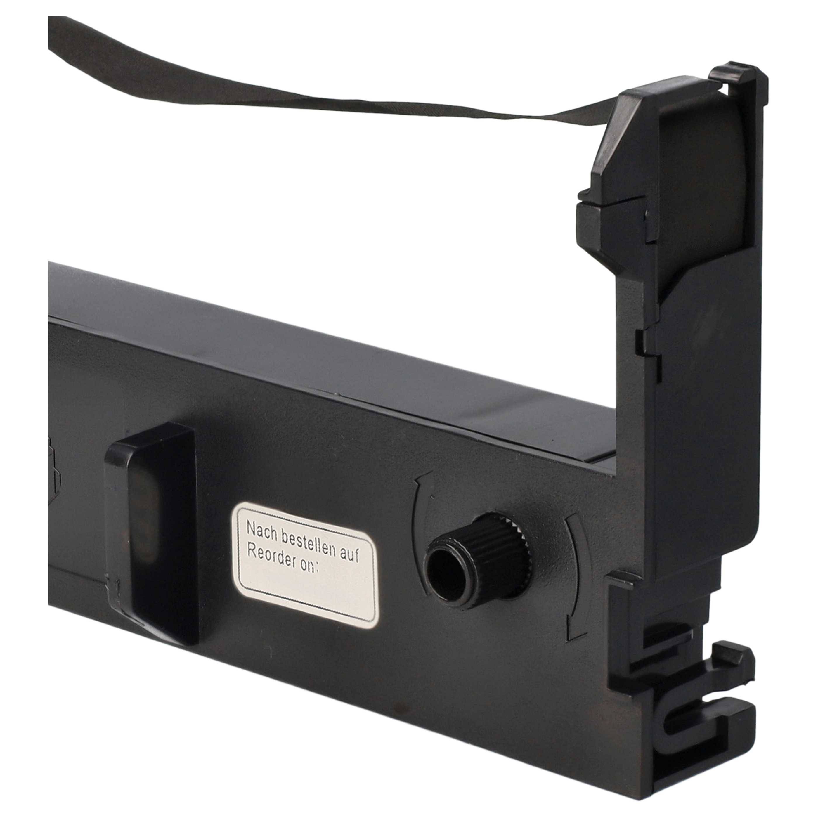 vhbw Farbband Schriftband kompatibel mit Citizen IR31 Nadeldrucker | Bondrucker - Schwarz
