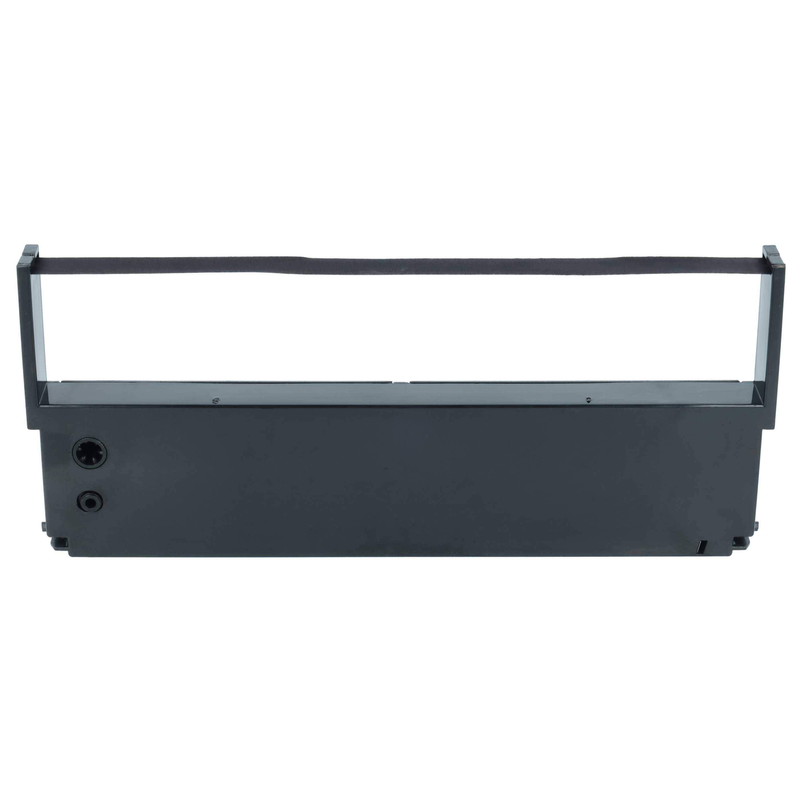 vhbw 3x Farbband Schriftband kompatibel mit Epson TM-U 950 P, TM-U 950, TMX 930, TM-U 950 Series Nadeldrucker, Bondrucker - Schwarz