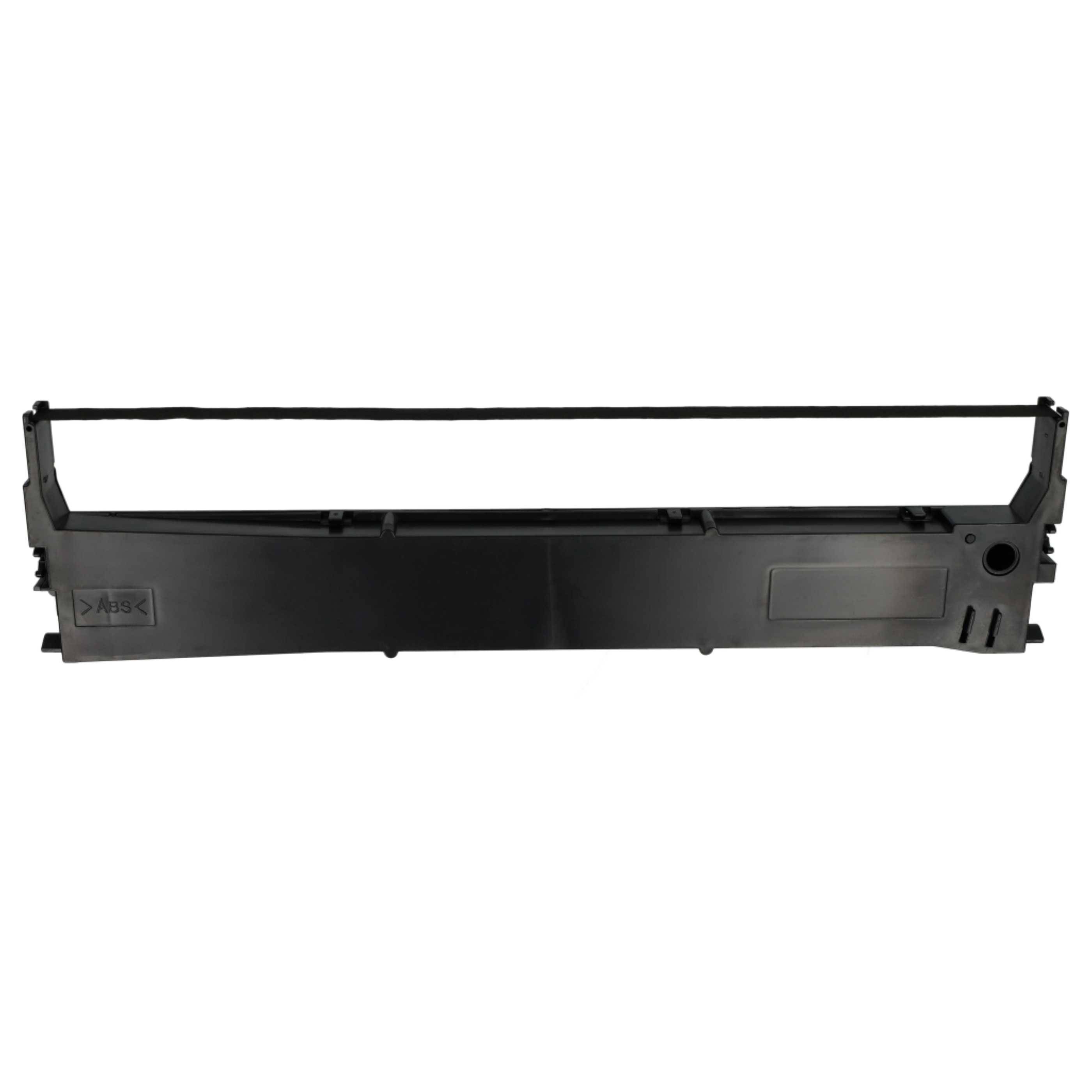 vhbw 5x Farbband Schriftband kompatibel mit Epson FX 880, FX 870, FX 80, FX 85FX 800, FX 880+, FX 850 Nadeldrucker, Bondrucker - Schwarz