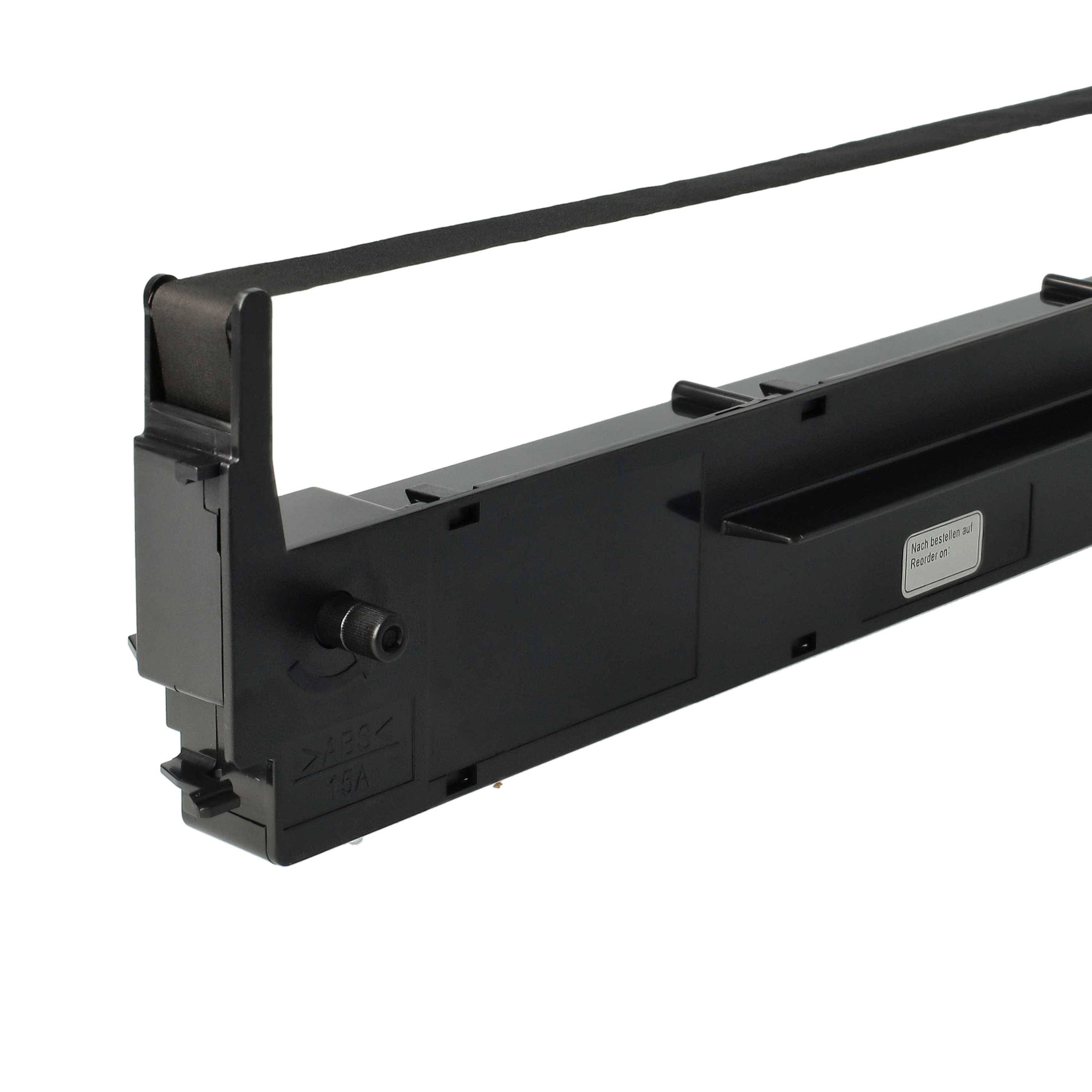 vhbw Farbband Schriftband kompatibel mit IBM 5251 Nadeldrucker, Bondrucker - Schwarz - Ersatz für C13S015021, S015637