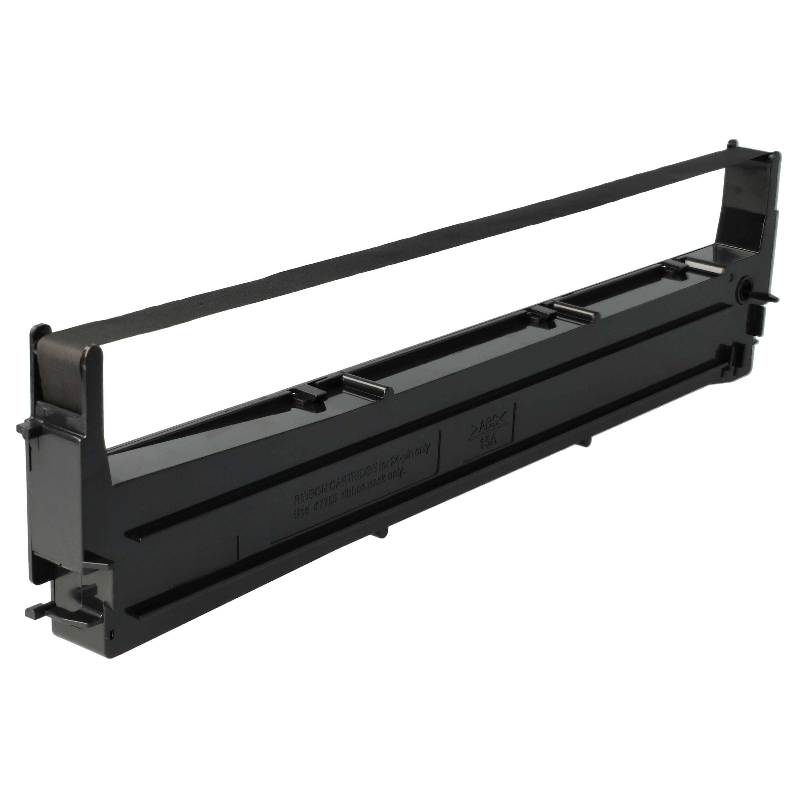 vhbw Farbband Schriftband kompatibel mit IBM 5251 Nadeldrucker, Bondrucker - Schwarz - Ersatz für C13S015021, S015637
