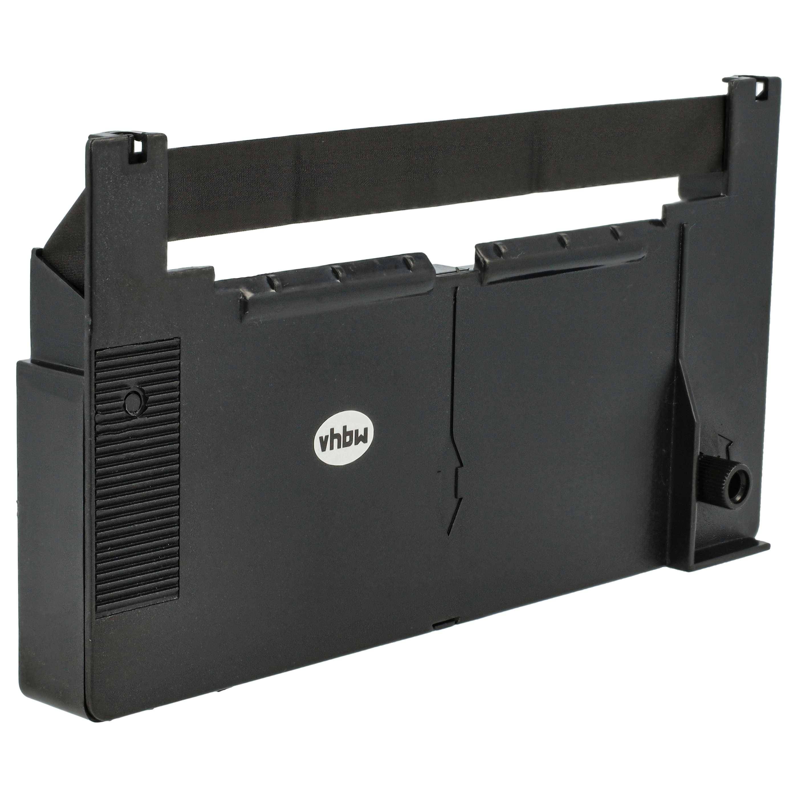 vhbw 10x Farbband Schriftband kompatibel mit Casio CE 4100, 4100 SR, CE 3800, 4200 SR, CE 3400 Nadeldrucker, Bondrucker - Schwarz