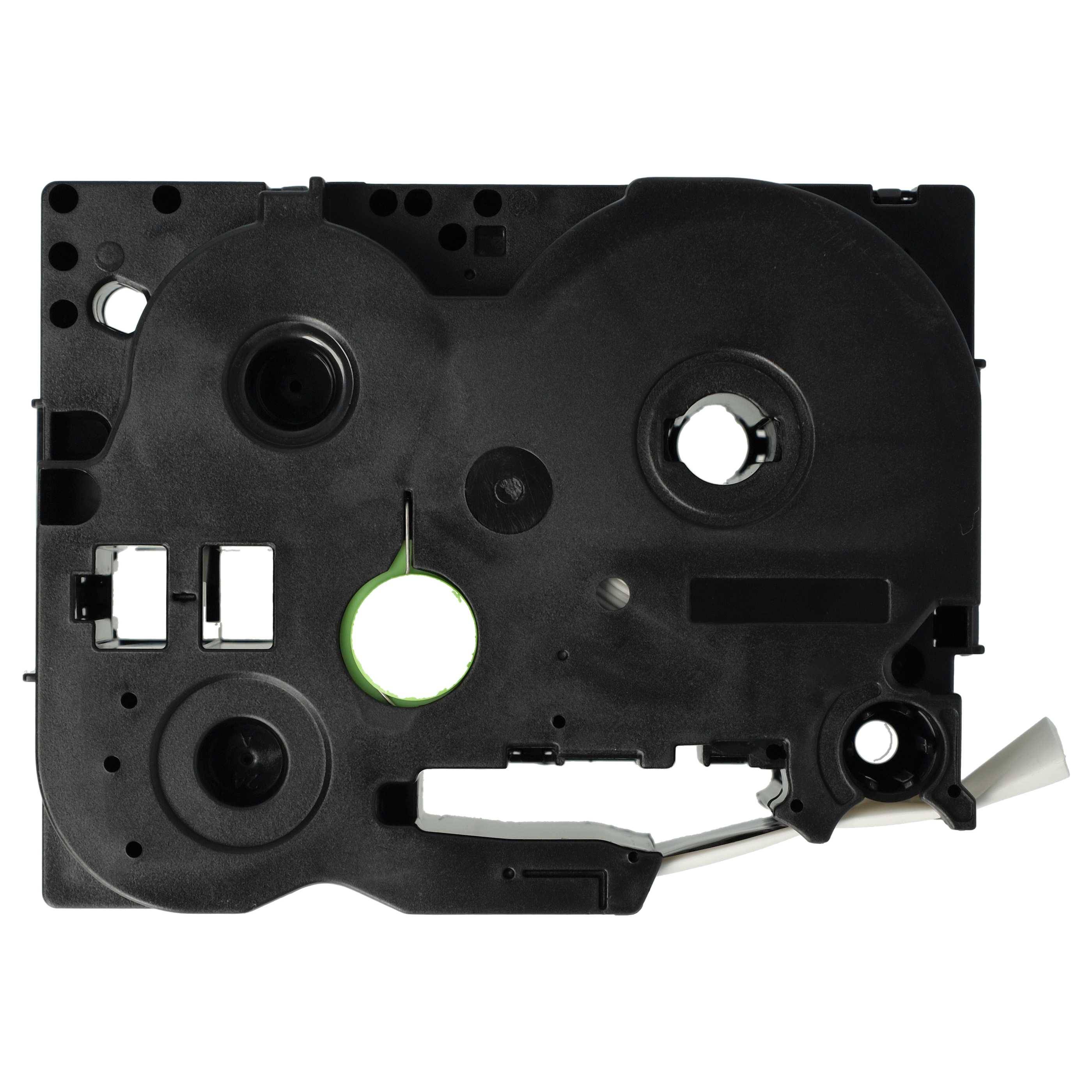 vhbw Schriftband-Kassette kompatibel mit Brother P-Touch PT-P900NW Etiketten-Drucker 1,5m x 23,6mm Schwarz auf Weiß, Schrumpfschlauch-Kassette