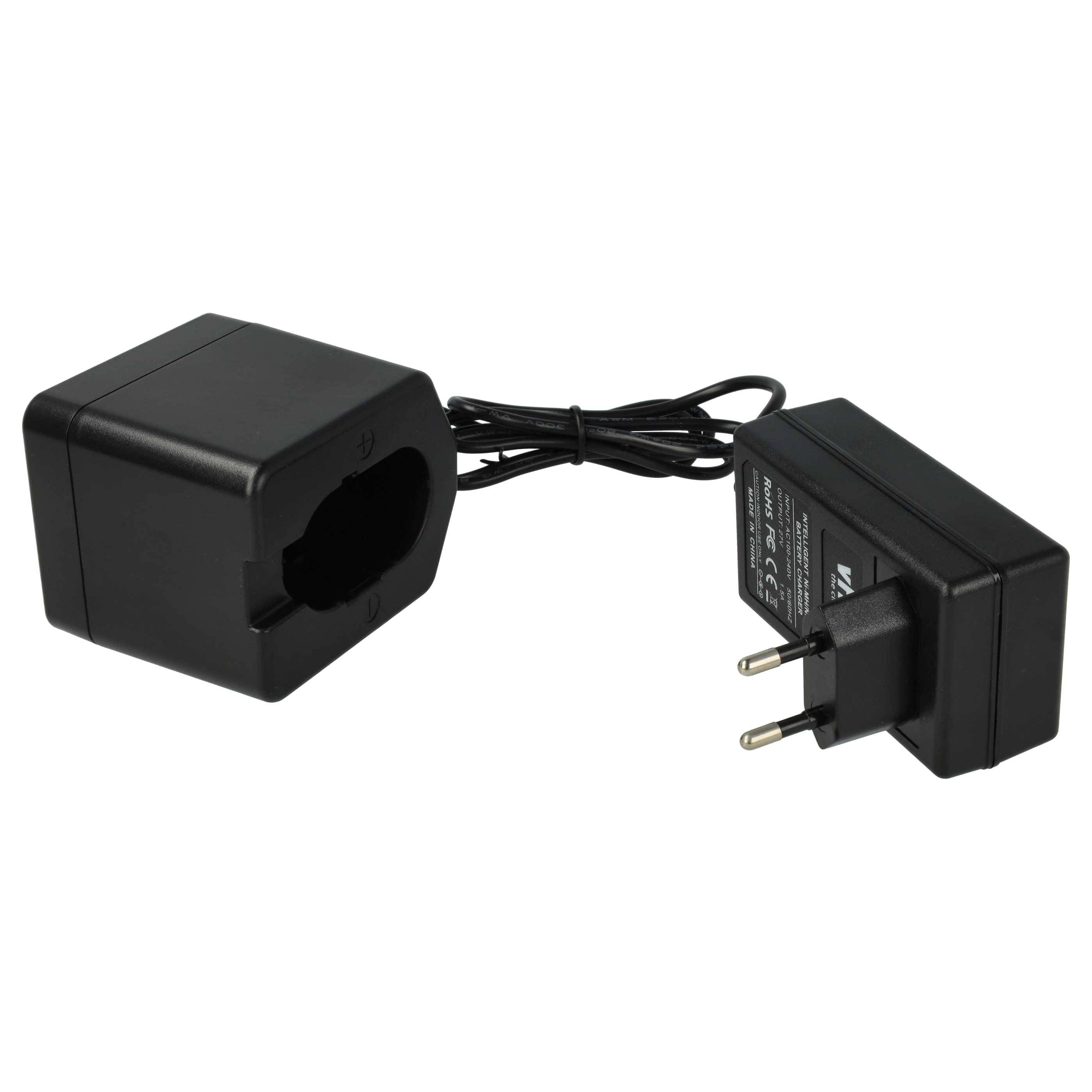 vhbw Ladegerät kompatibel mit Gesipa Accubird, Firebird, Powerbird Werkzeug Akkus (1,2V - 18V)