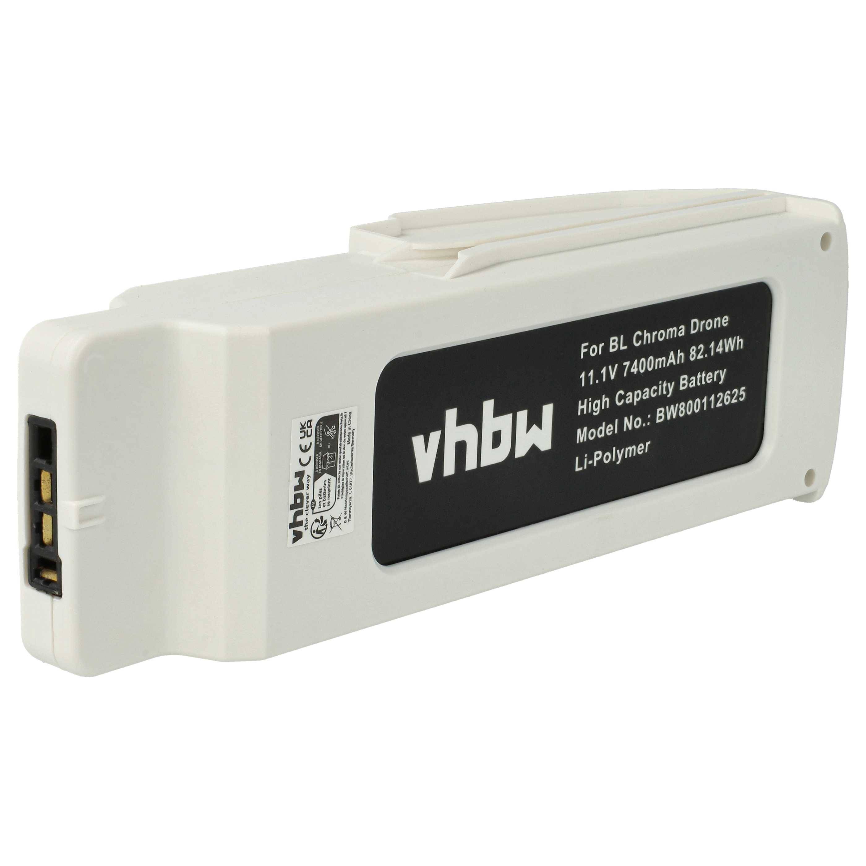 vhbw Akku kompatibel mit Blade BLH8619, BLH8660, BLH8665, BLH8670, BLH8675, BLH8675EU, BLH8680 Drohne Multicopter Quadrocopter (7400 mAh, 11,1