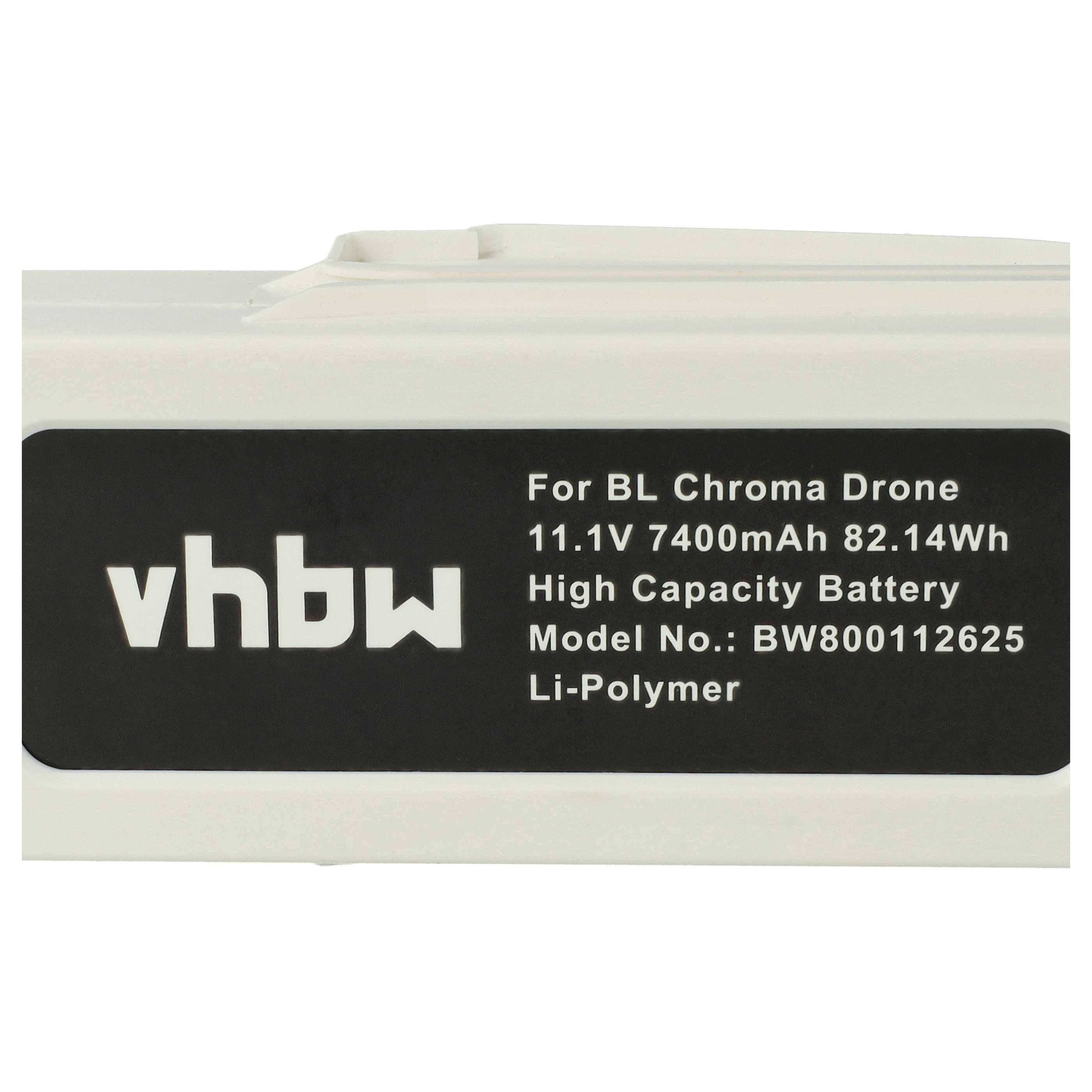 vhbw Akku kompatibel mit Blade BLH8619, BLH8660, BLH8665, BLH8670, BLH8675, BLH8675EU, BLH8680 Drohne Multicopter Quadrocopter (7400 mAh, 11,1
