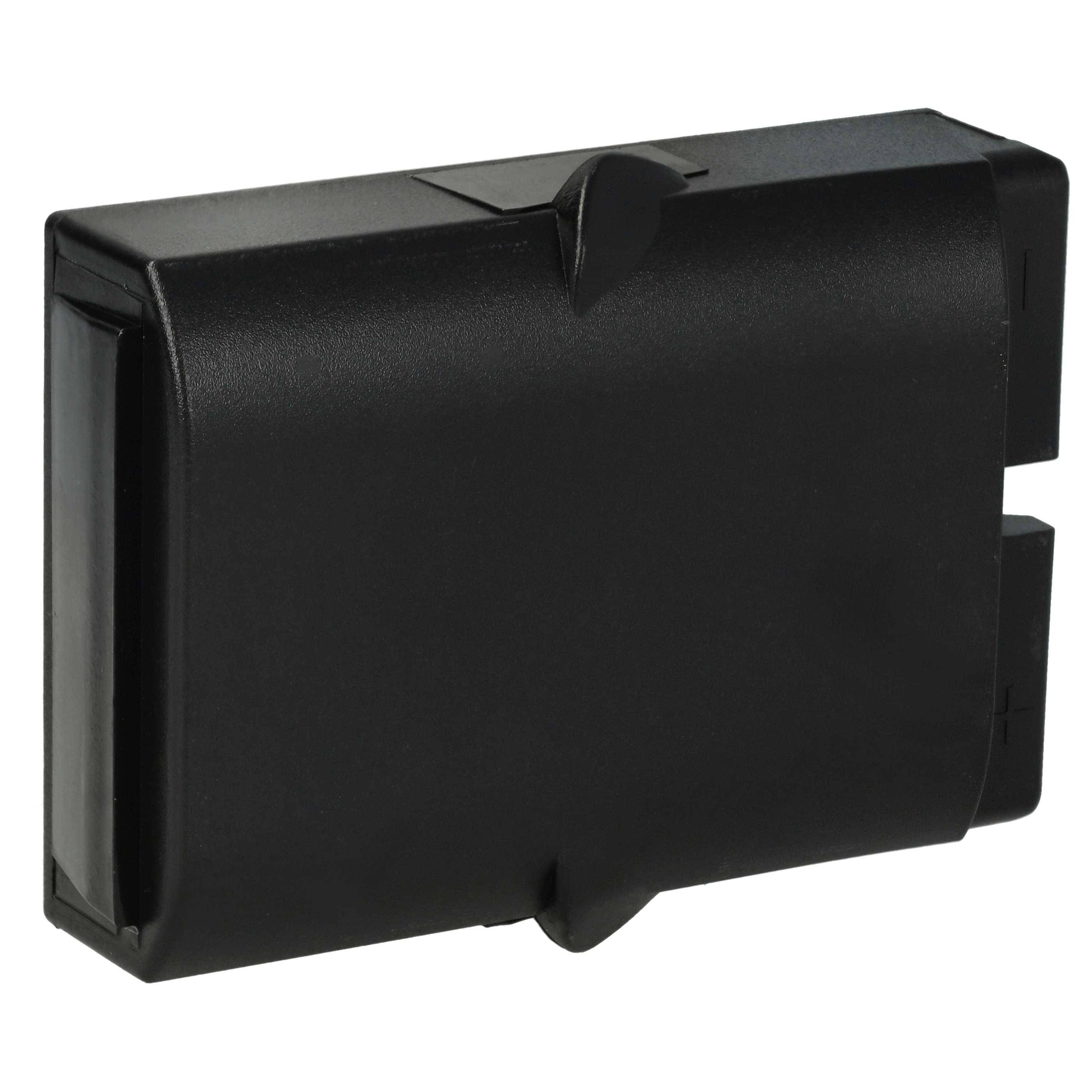 vhbw 2x Akku Ersatz für Ikusi BT06, 2303691 für Industrie-Funkfernsteuerung Fernbedienung (600 mAh, 7,2 V, NiMH) - Schwarz