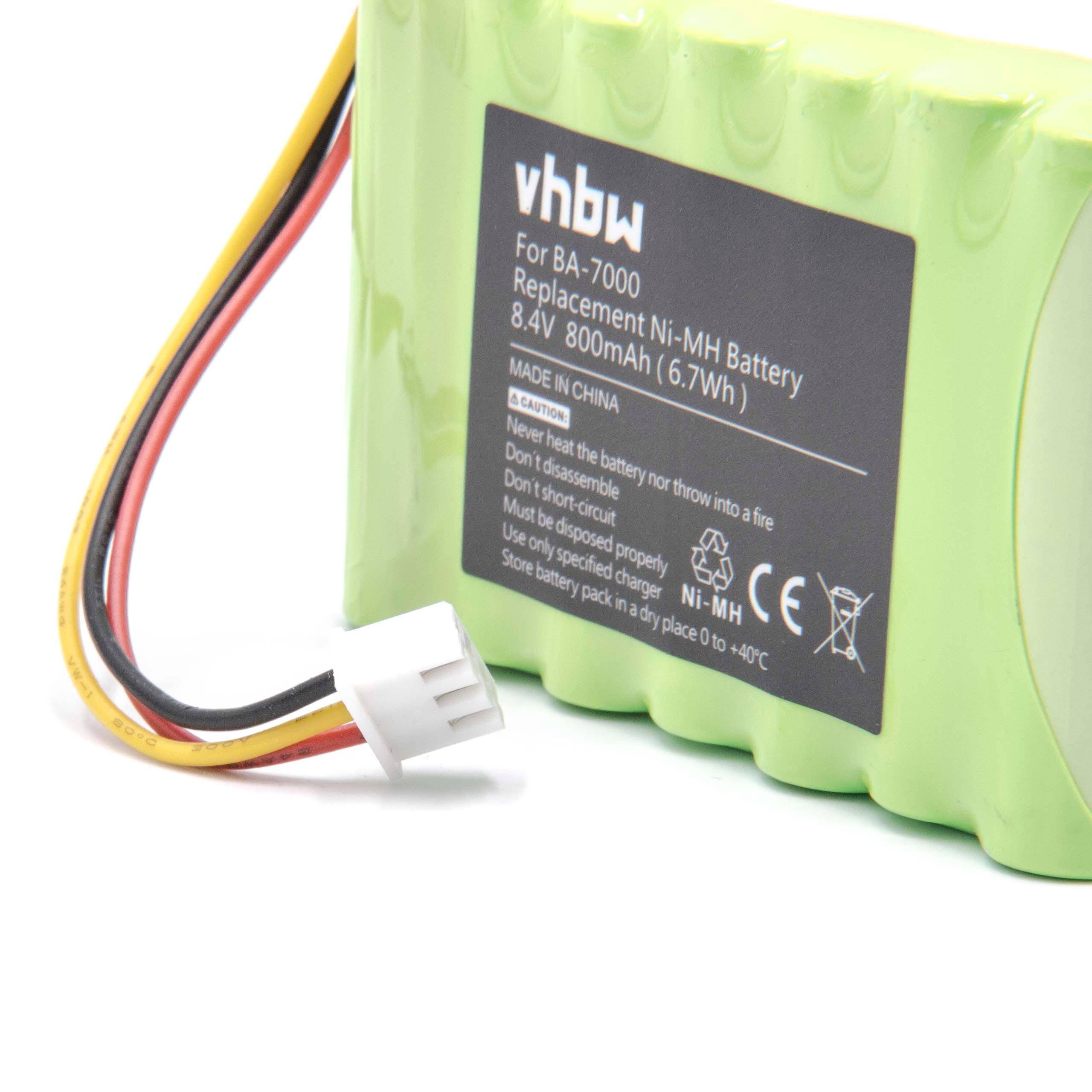 vhbw Akku kompatibel mit Brother PT PT7600VP, PT-7600, PT-7600VP, PT7600 Drucker Kopierer Scanner Etiketten-Drucker (800 mAh, 8,4 V, NiMH)