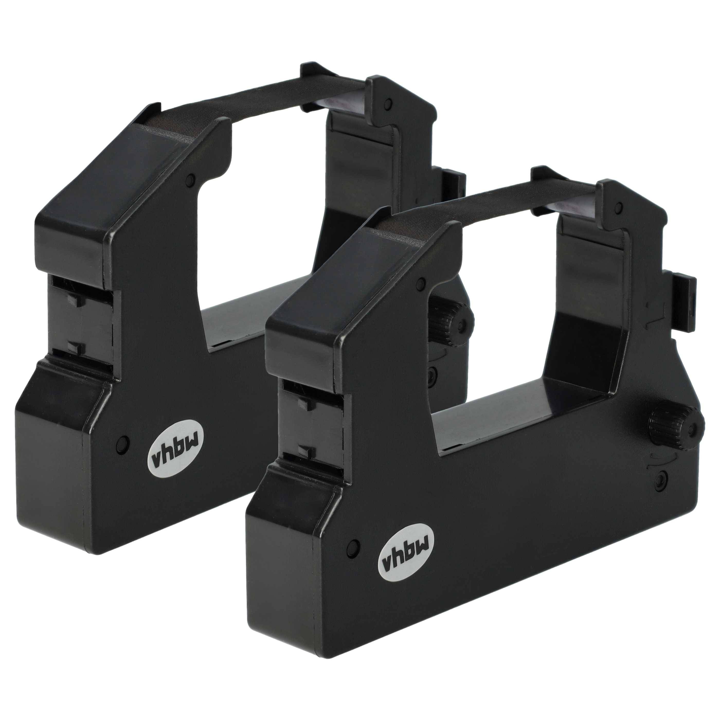 vhbw 3x Farbband Schriftband kompatibel mit Norand Modular Printer | NP-815 Nadeldrucker, Bondrucker - Schwarz