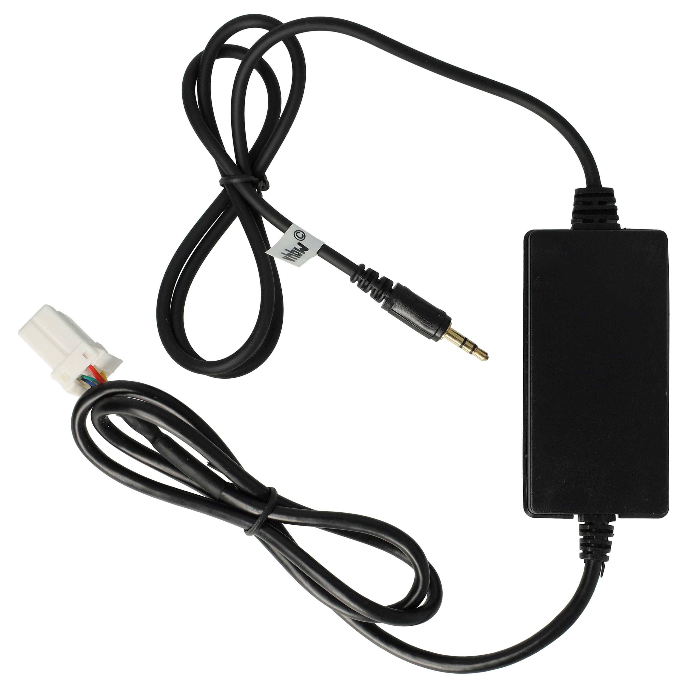 vhbw AUX Audio Adapter Kabel KFZ Radio (145 cm) kompatibel mit Honda Bj. 2002-11 Fit, City Auto, Autoradio