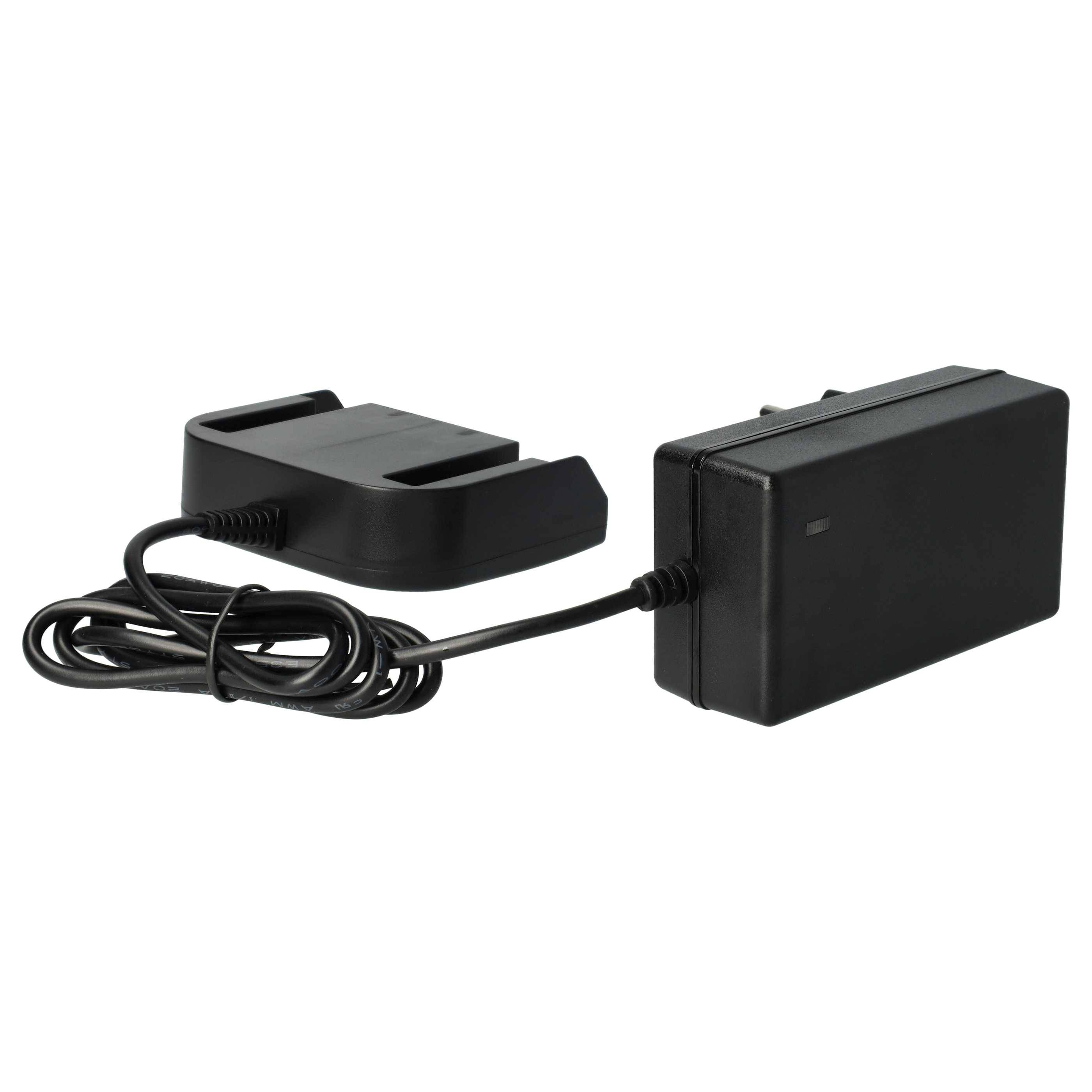 vhbw Ladegerät kompatibel mit AEG BUS 18 | BUS 18 X, BSB 18 G, BSB 18 STX, BSB 18 LI, BST 18X, BSS 18C Werkzeug Li-Ion-Akkus, 18-21V