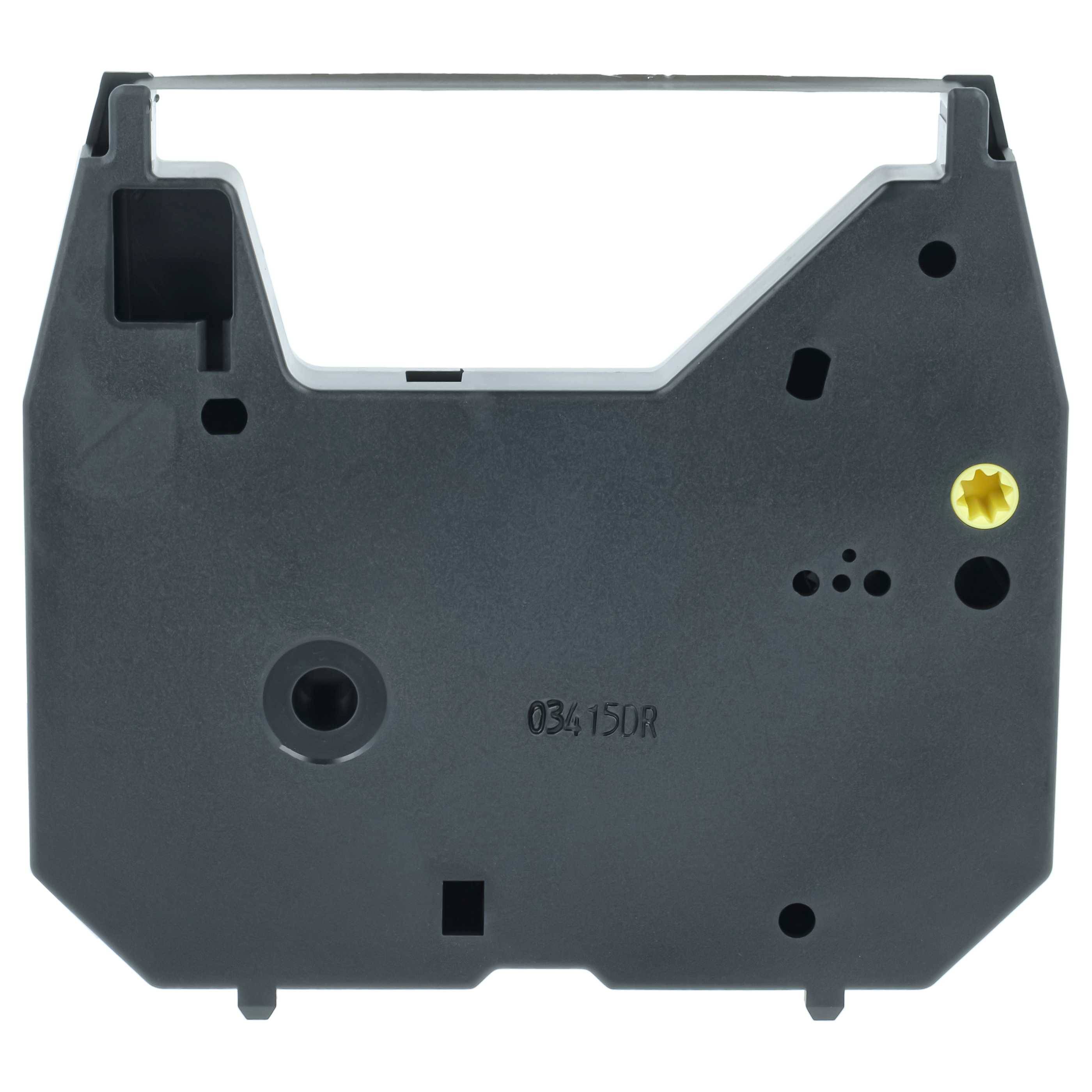 vhbw 10x Farbband Schriftband kompatibel mit Brother AX45, AX450, AX410, AX550, EM30 Nadeldrucker, Bondrucker - Carbonband Schwarz