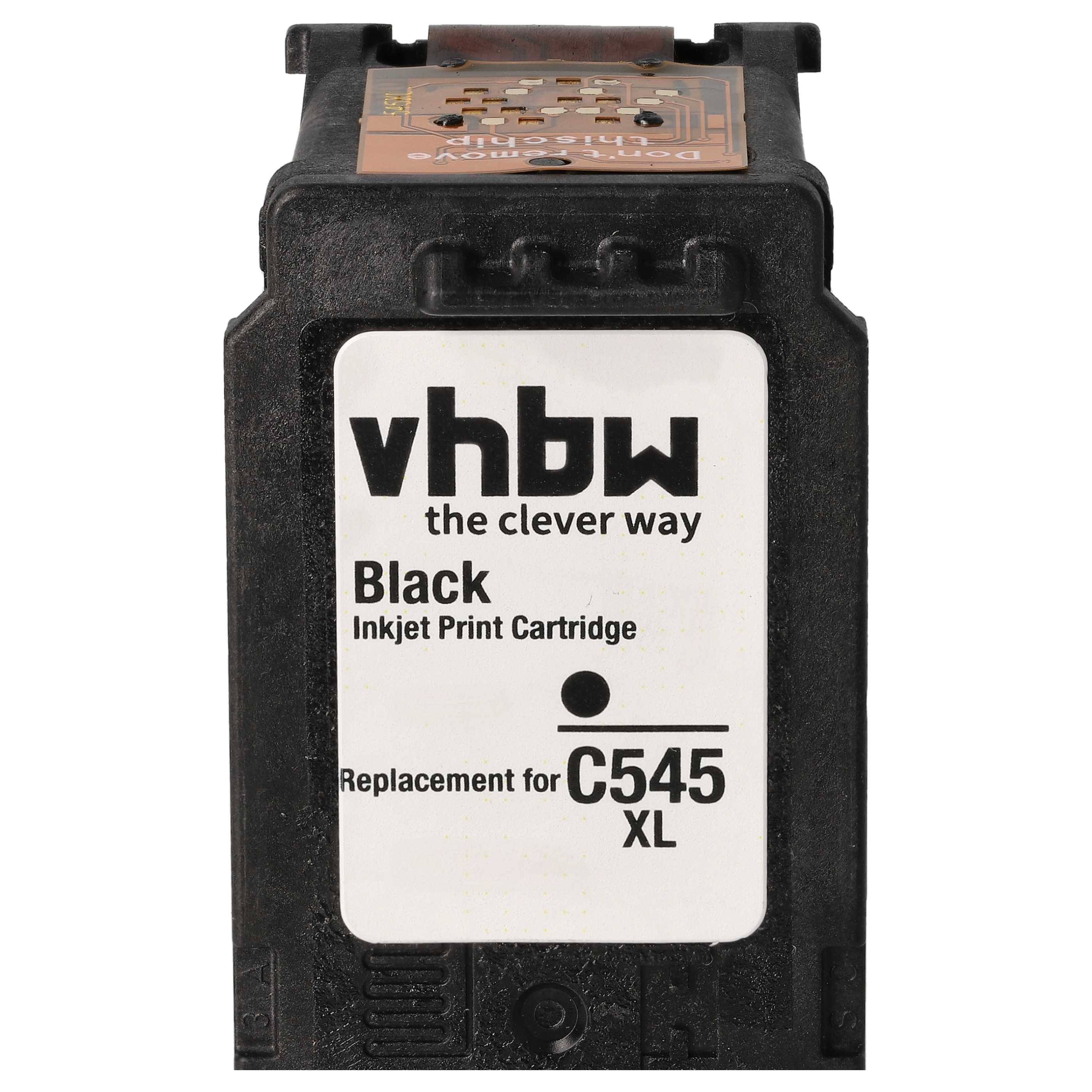 vhbw 2x Tintenpatronen kompatibel mit Canon Pixma MG2550, MG2555, MG-2550, MG2455, MG-2455, MG2540, MG2900 Drucker - Schwarz (Wiederaufgefüllt)