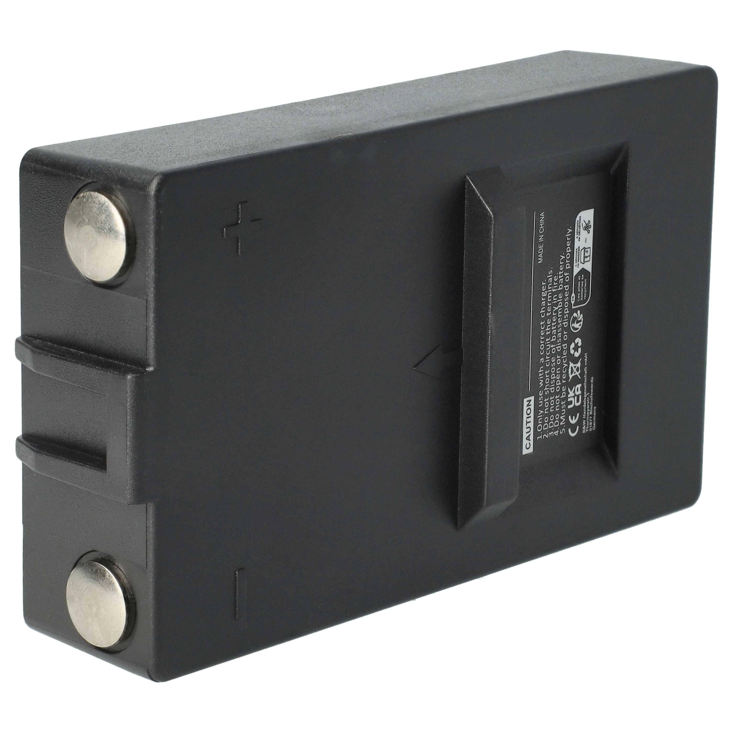 vhbw Akku kompatibel mit Hiab CombiDrive 4000 Industrie-Funkfernsteuerung Fernbedienung (2000 mAh, 7,2 V, NiMH) - Schwarz