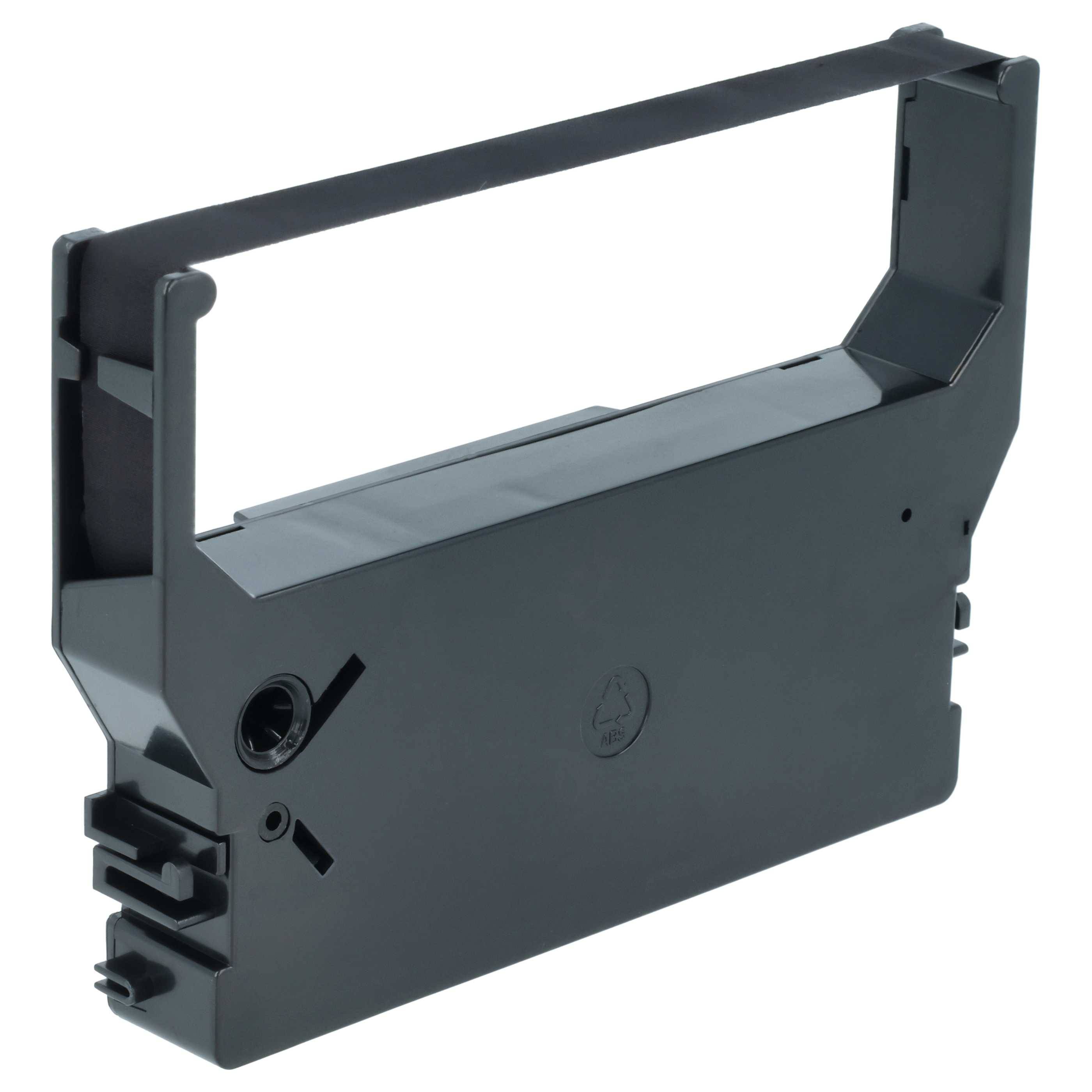 vhbw 5x Farbband Schriftband kompatibel mit TEC RKP 300 Nadeldrucker, Bondrucker - Schwarz