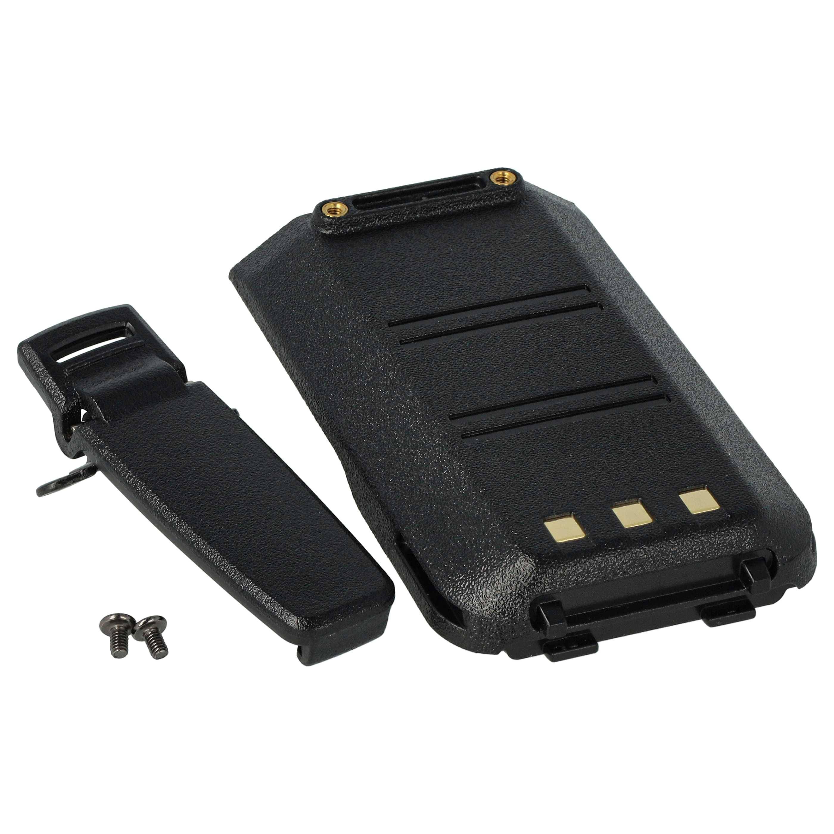 vhbw Akku kompatibel mit Retevis RT3 Funkgerät, Walkie Talkie (2000 mAh, 7,4 V, Li-Ion)