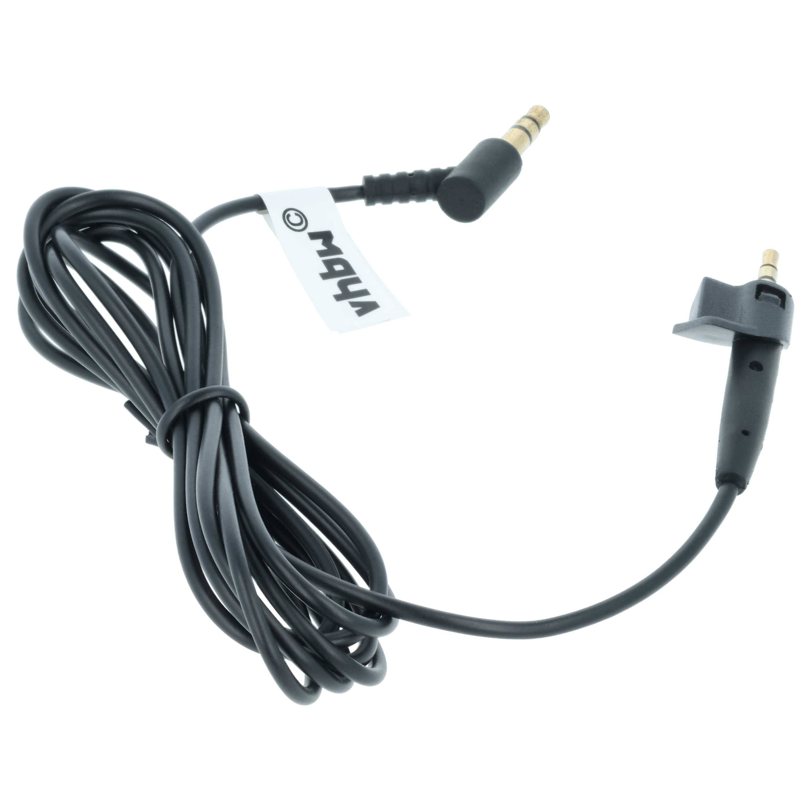 vhbw Audio AUX Kabel kompatibel mit Bose AE2, AE2i Kopfhörer - Audiokabel 3,5 mm Klinkenstecker, 120 cm Schwarz