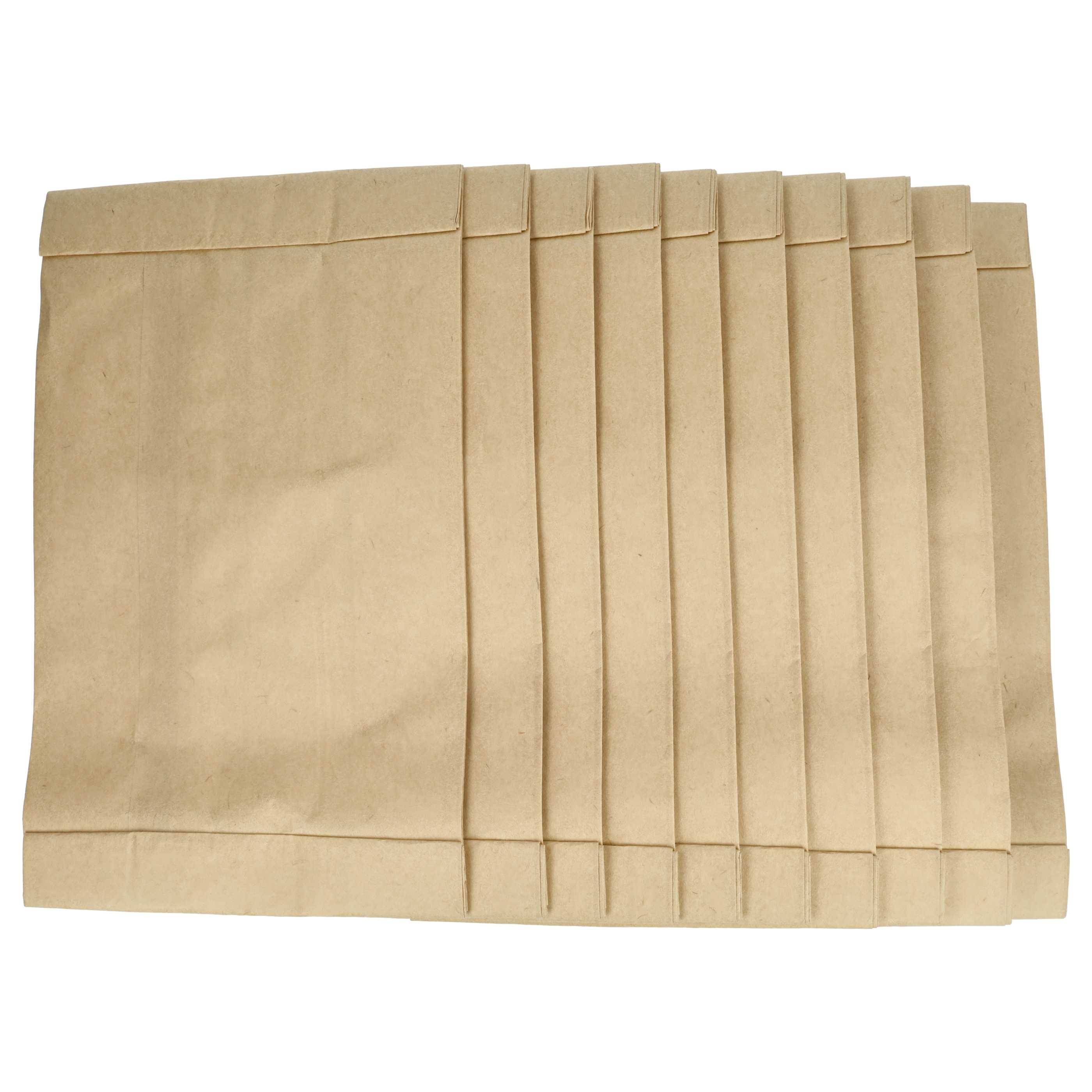 vhbw 50x Staubsaugerbeutel kompatibel mit Thomas Maxi Power Staubsauger - Papier, 27,5cm x 16cm, Sandfarben