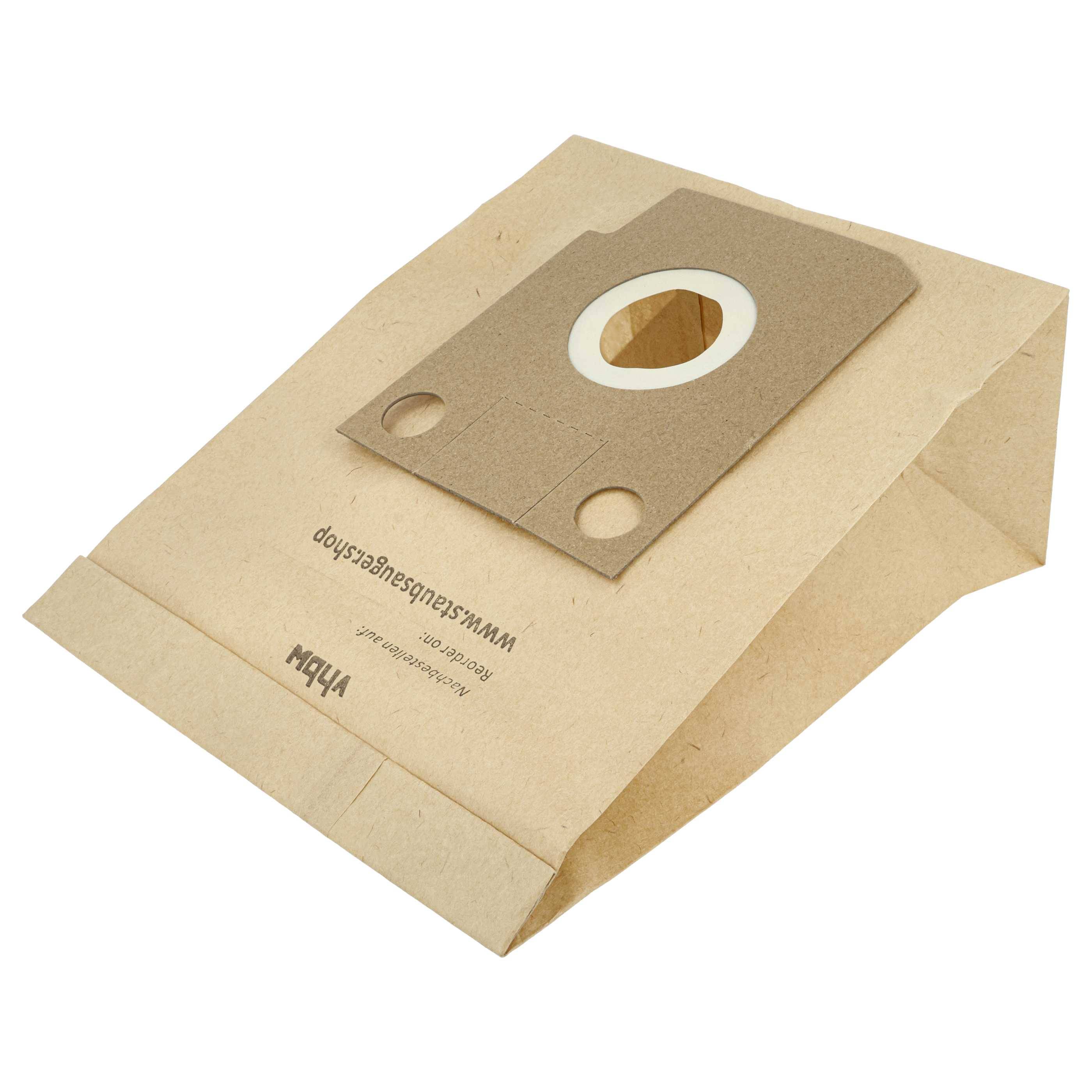 vhbw 50x Staubbeutel kompatibel mit Hoover SC 86 Supersprint, SC 85 Supersprint Staubsauger - 28cm x 25cm Sandfarben