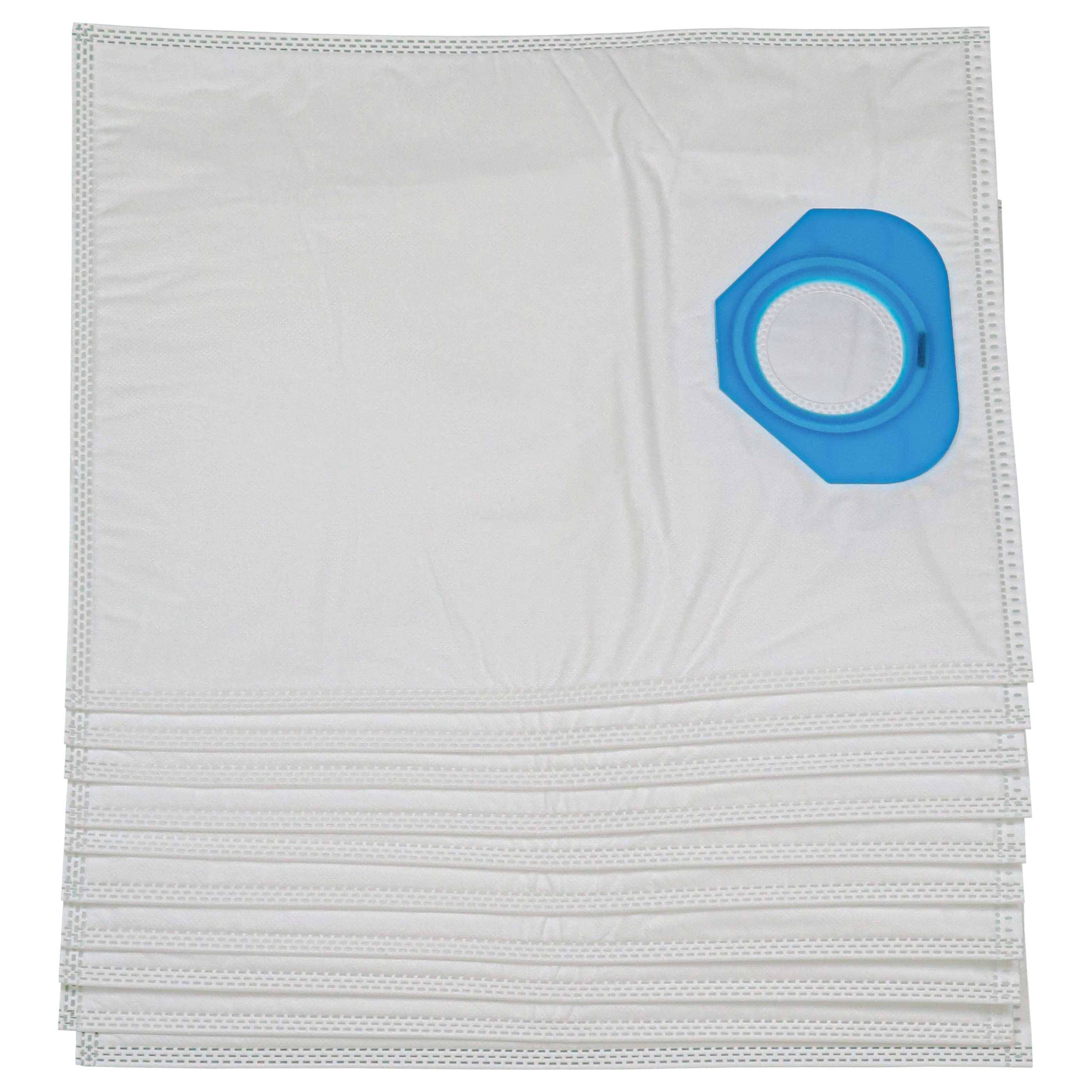 vhbw 20x Staubbeutel Ersatz für Nilfisk 82095000 für Staubsauger - 30cm x 22cm Weiß