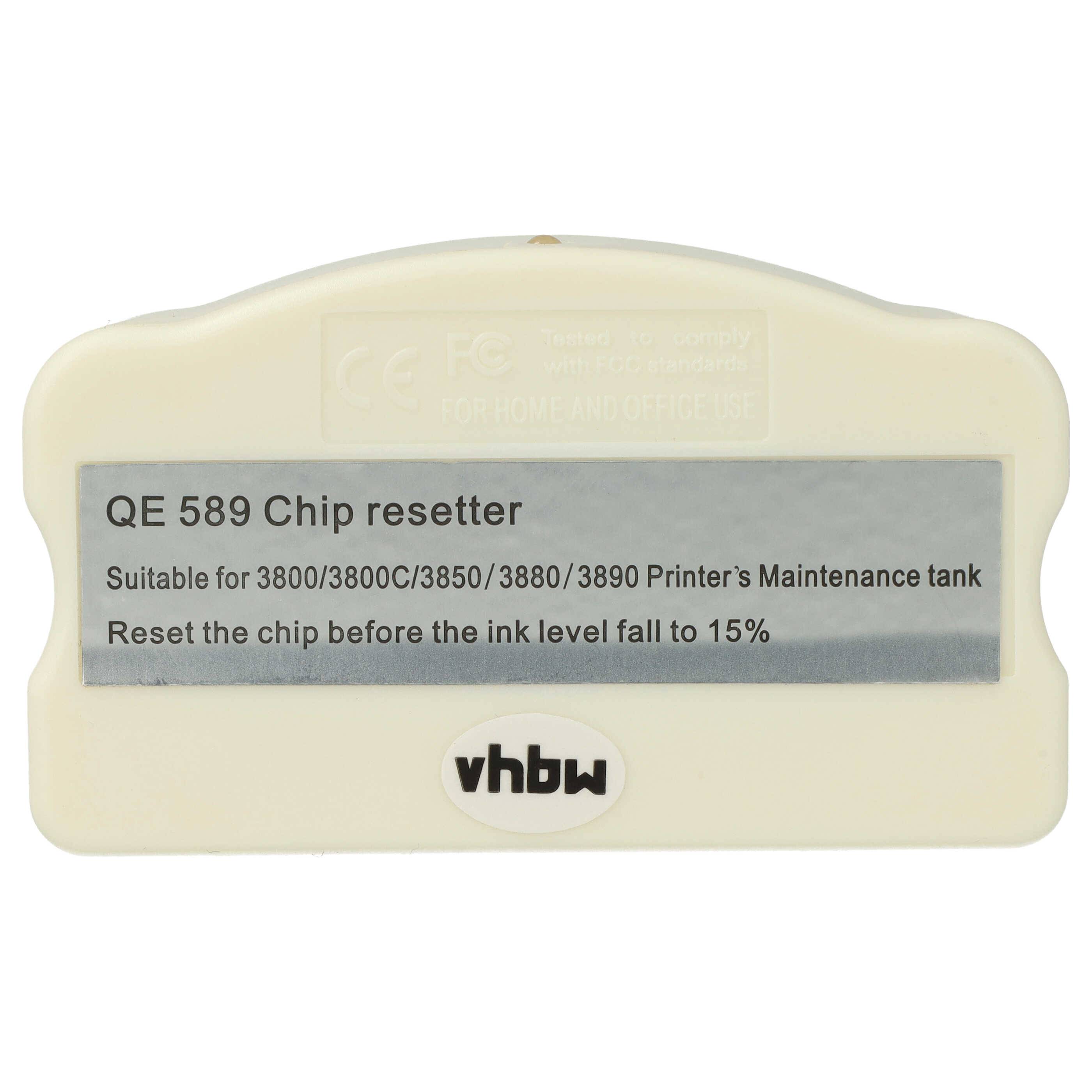 vhbw Chip Resetter kompatibel mit Epson T580700, T580100, T580400, T580500, T580200, T580300, T580600 Tintenpatrone, Drucker