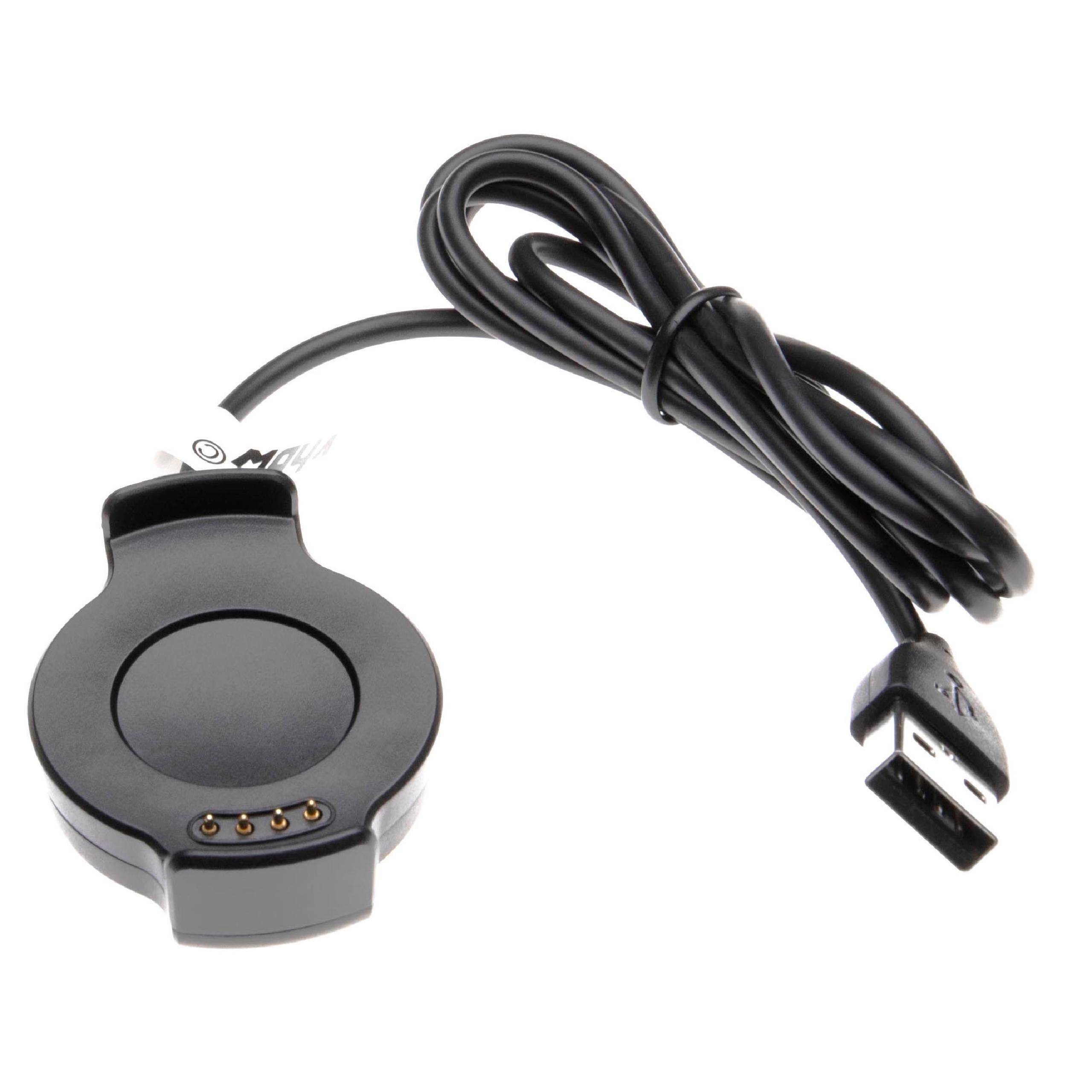 vhbw USB Kabel Ladekabel Ladestation kompatibel mit Smartwatch, Fitnessarmband Huawei Watch 2.