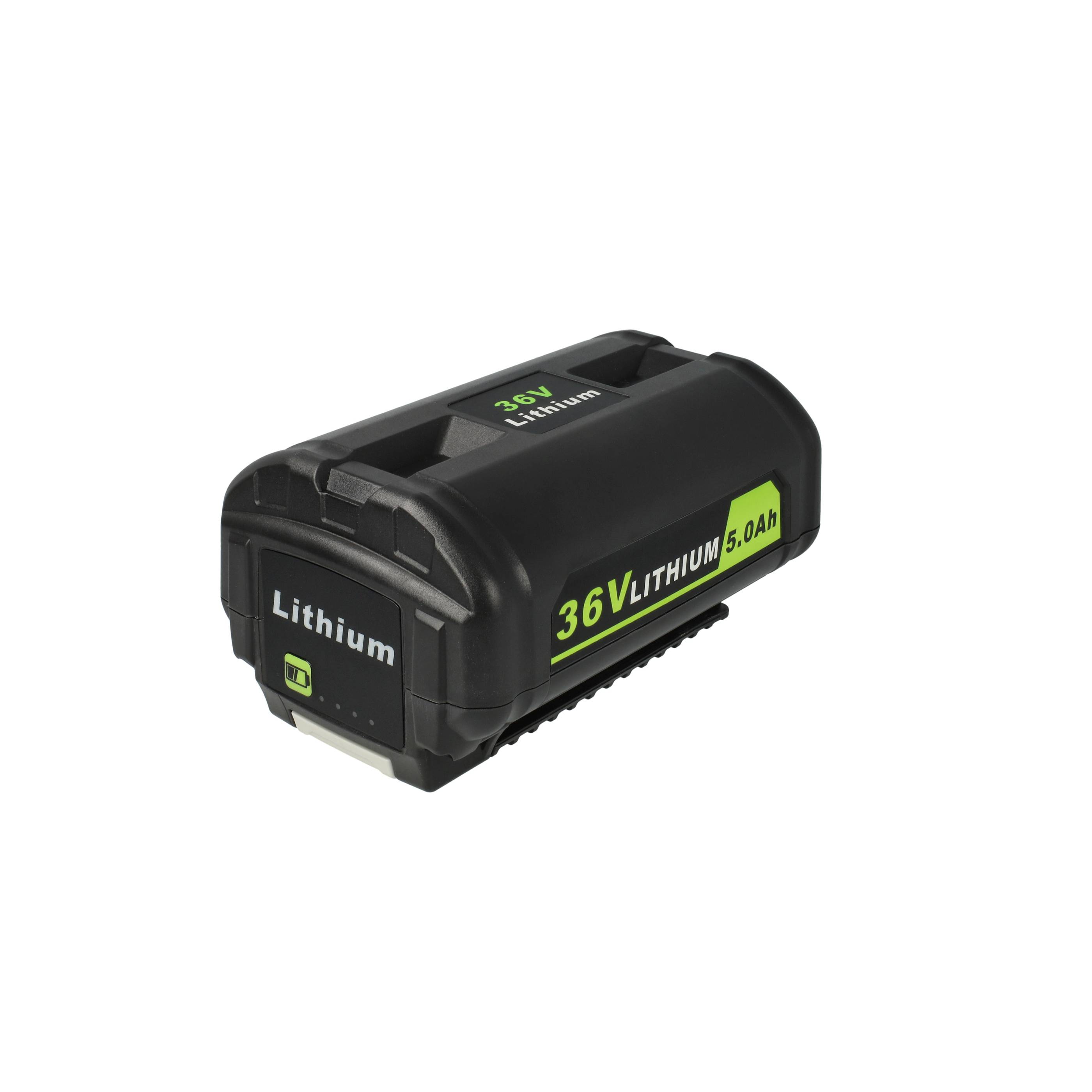 vhbw 1x Akku kompatibel mit Ryobi RY40402A, RY40403, RY40403A, RY40411, RY40410, RY40440, RY40430 Werkzeug (5000 mAh, Li-Ion, 36 V)