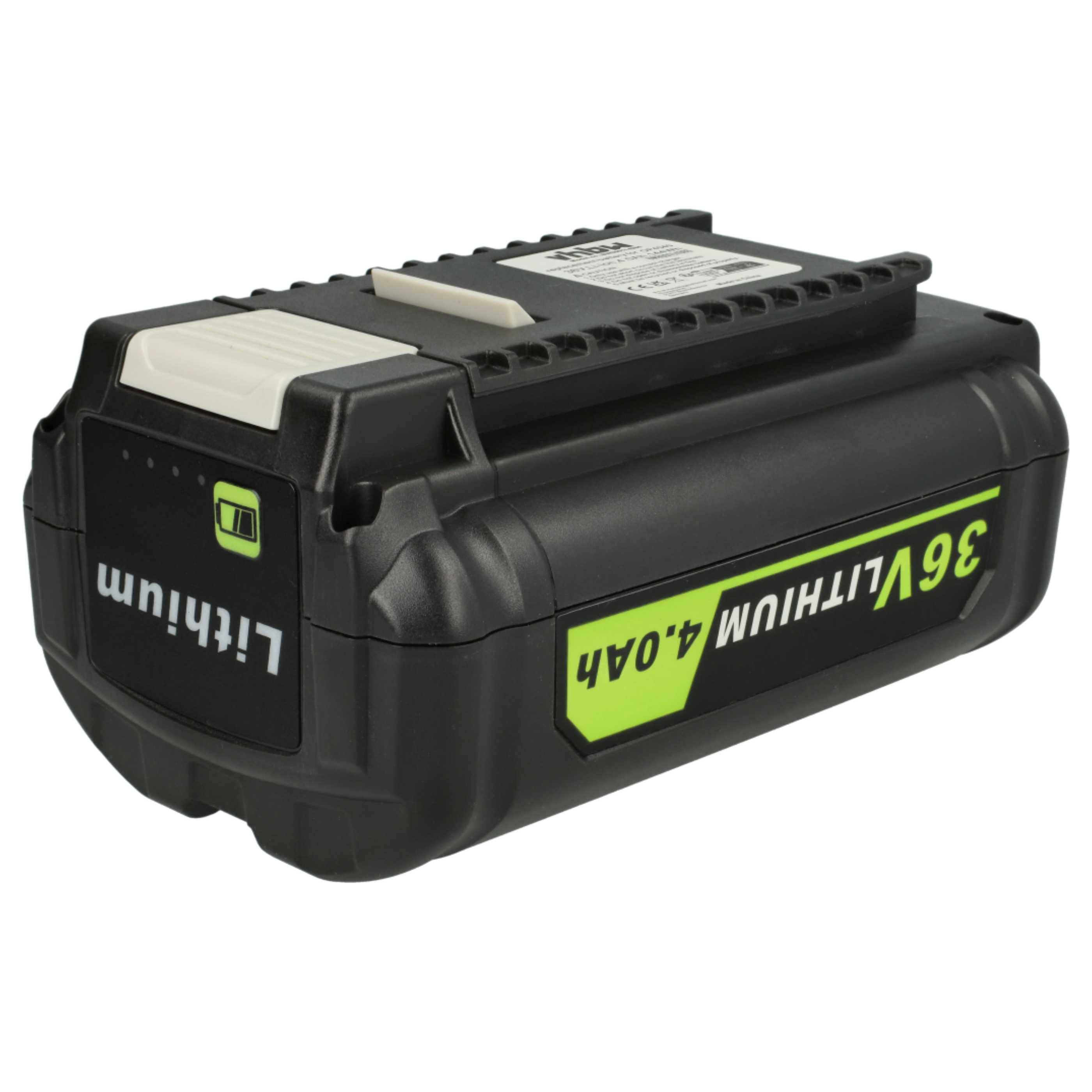 vhbw 3x Akku kompatibel mit Ryobi RY40100, RLT36C3325, RY40002, RLM36X46L50HI, RY40110, RLT36B33 Werkzeug (4000 mAh, Li-Ion, 36 V)