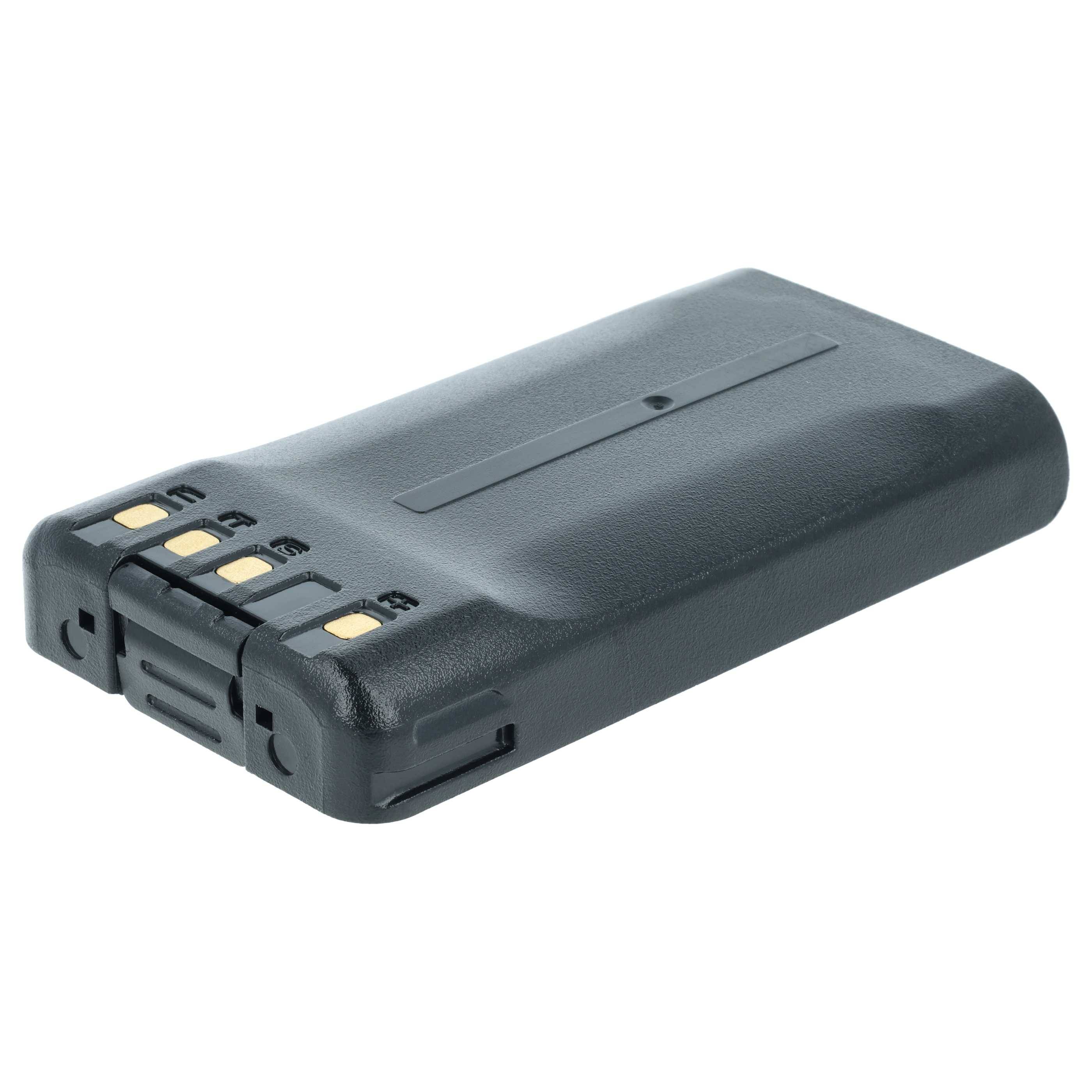 vhbw 2x Akku Ersatz für Kenwood KNB-57, KNB-57Li, KNB-68LC, KNB-57L für Funkgerät, Walkie Talkie (1400 mAh, 7,4 V, Li-Ion)