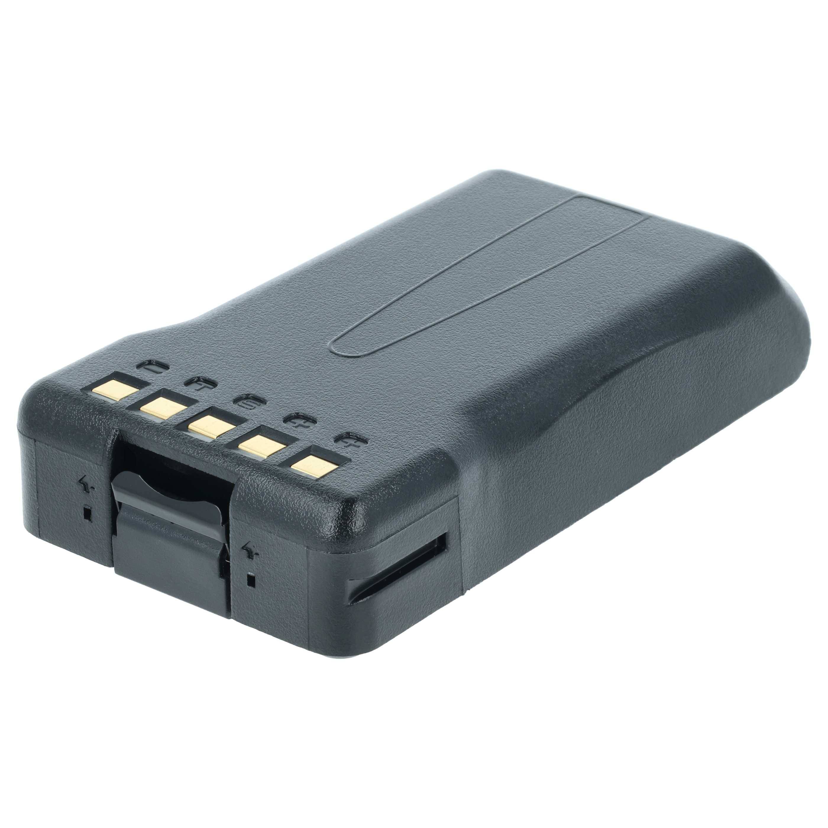 vhbw 2x Akku Ersatz für Kenwood KNB-40C, KNB-40LC, KNB-35Li, KNB-40, KNB-55, KNB-40LCV für Funkgerät, Walkie Talkie (1300 mAh, 7,2 V, NiMH)
