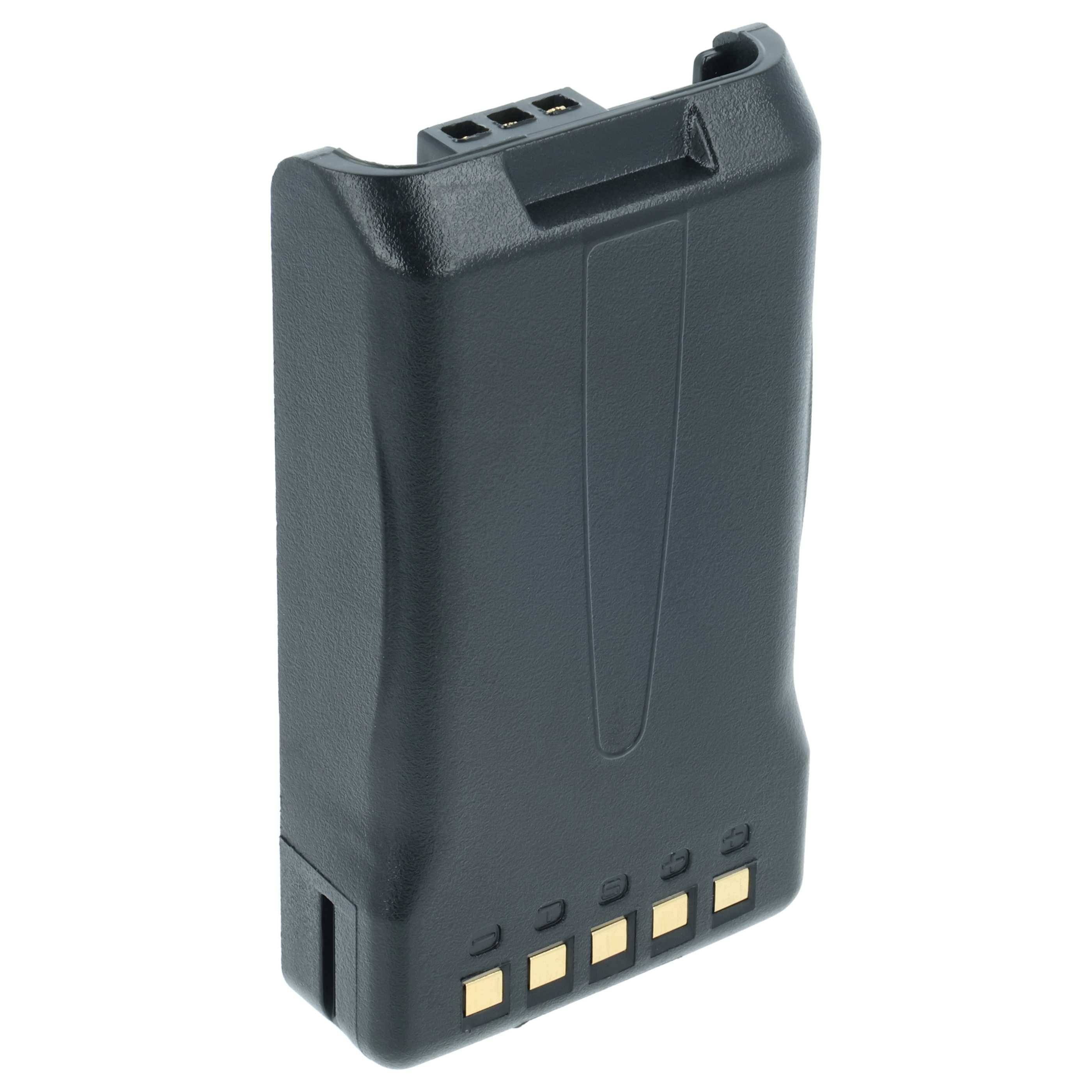 vhbw 2x Akku kompatibel mit Kenwood TK-3140, TK-2173, TK-2360M, TK-2360E, TK-2360, TK-2170M Funkgerät, Walkie Talkie (1300 mAh, 7,2 V, NiMH)