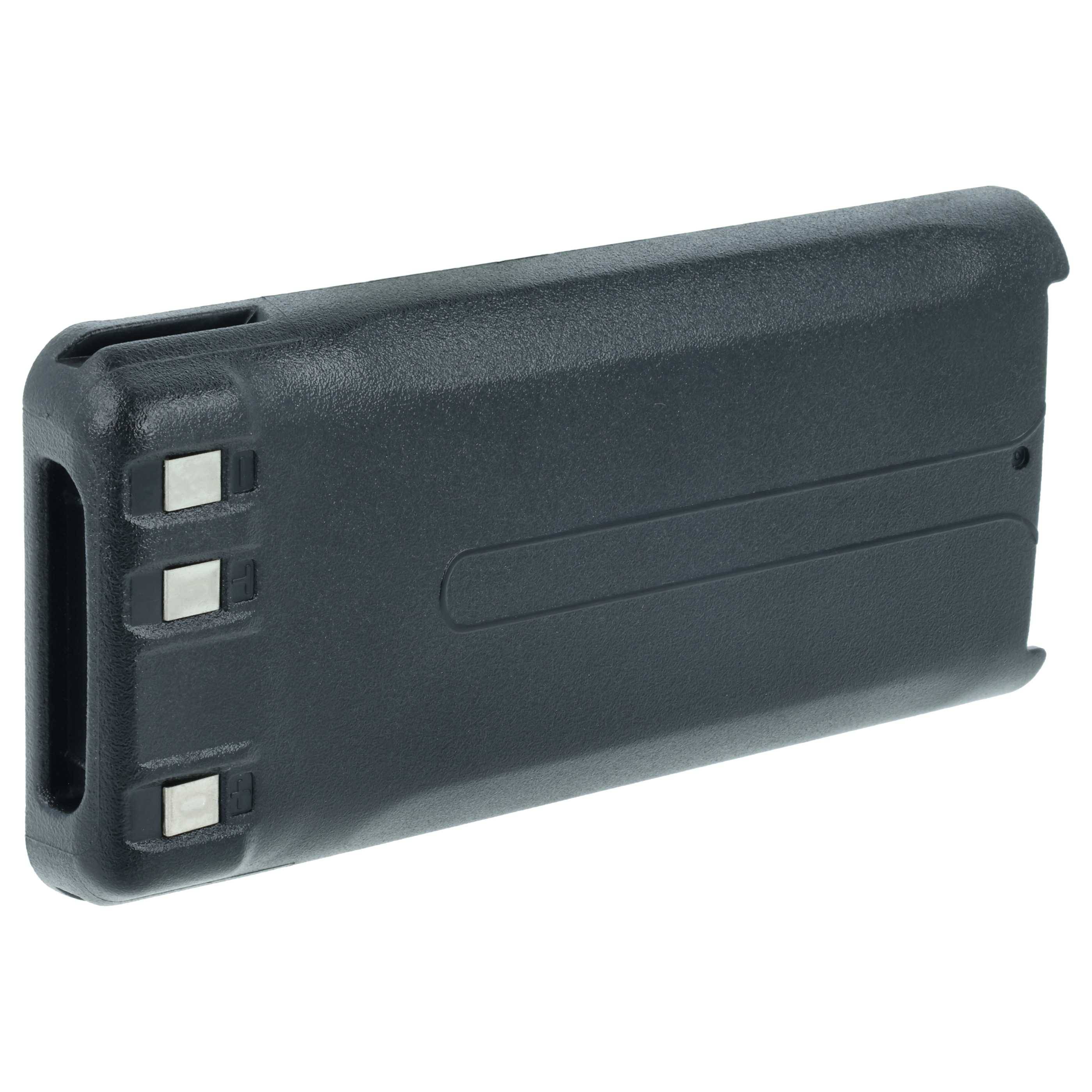 vhbw Akku Ersatz für Kenwood KSC-35S, KSC-35SK, KVC-19, KVC-22W, OSKNB29XT, OSKNB30, OSKNB30XT für Funkgerät, Walkie Talkie (1800mAh, 7,4V, Li-Ion)